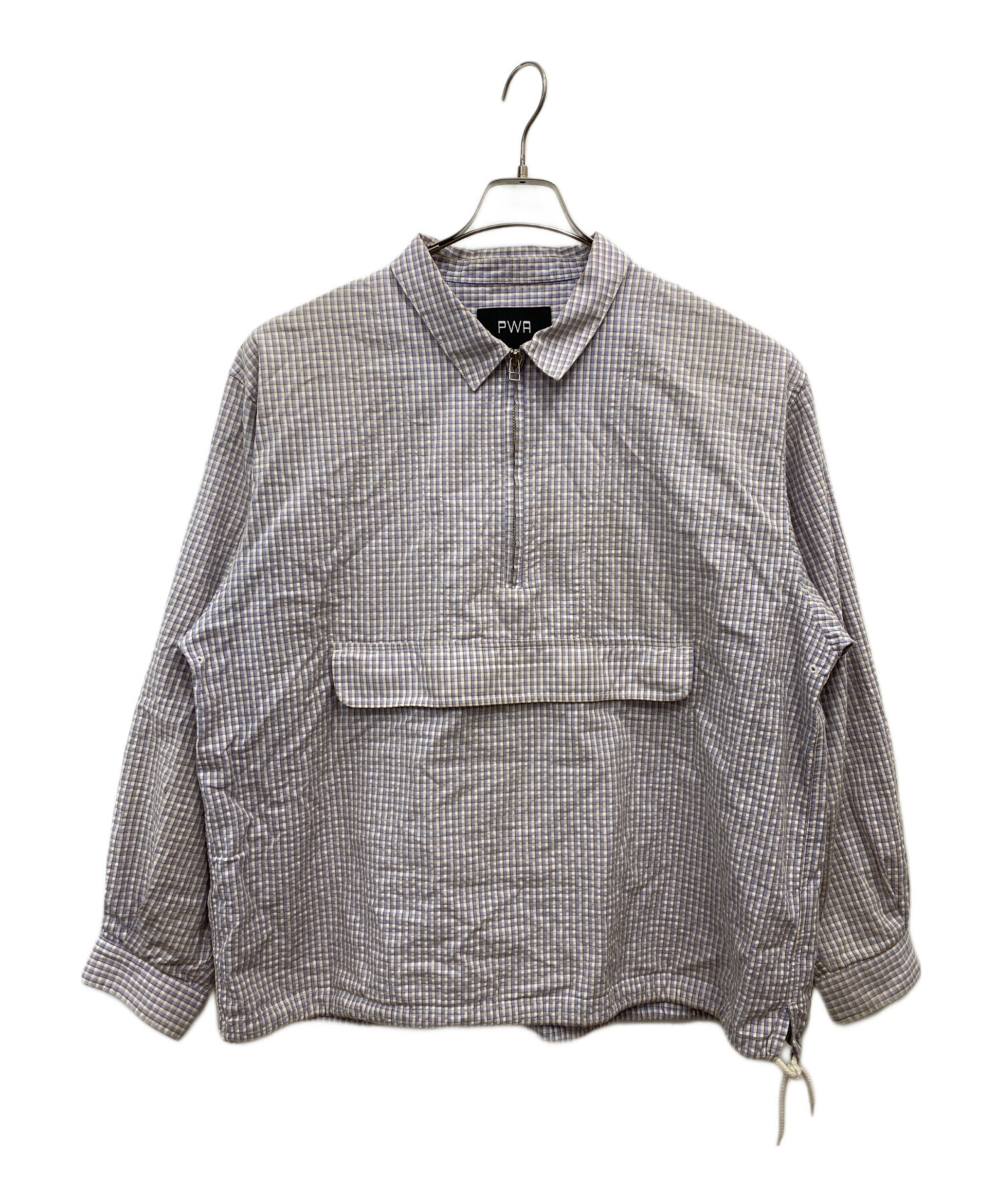 中古・古着通販】PWA (プア) 24SS MINI SUCKER P/O SHIRT ブルー