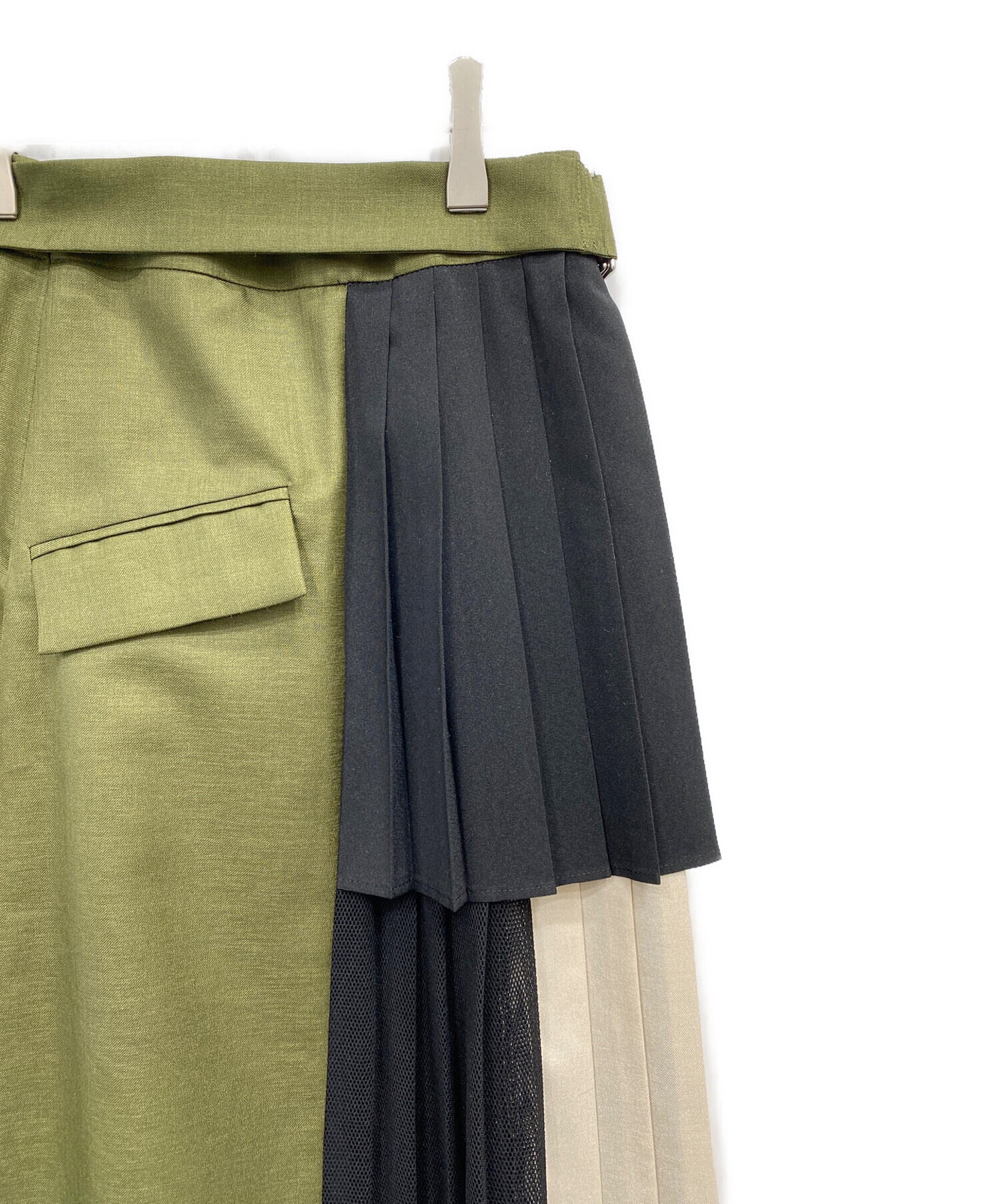 中古・古着通販UNITED UNITED TOKYOブロッキングメッシュスカート