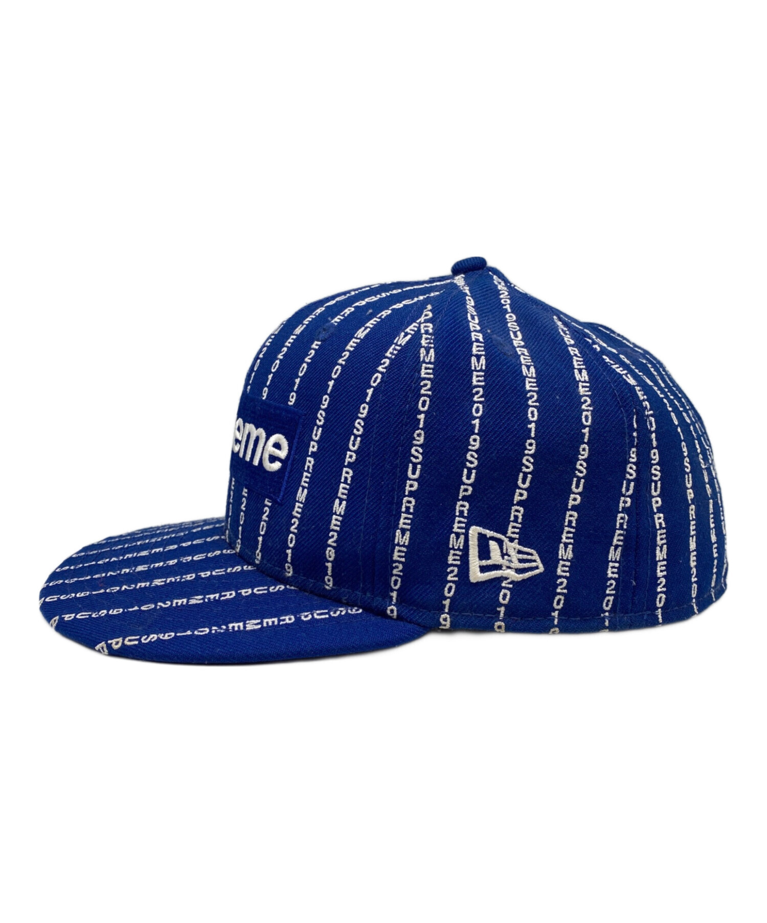 19SS Supreme NewEra Text Stripe 7 3/8