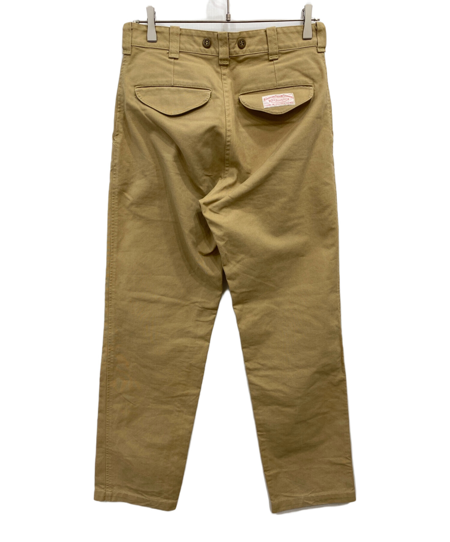 ベージュ ワークパンツ 4ポケット filsonベージュ ワークパンツ