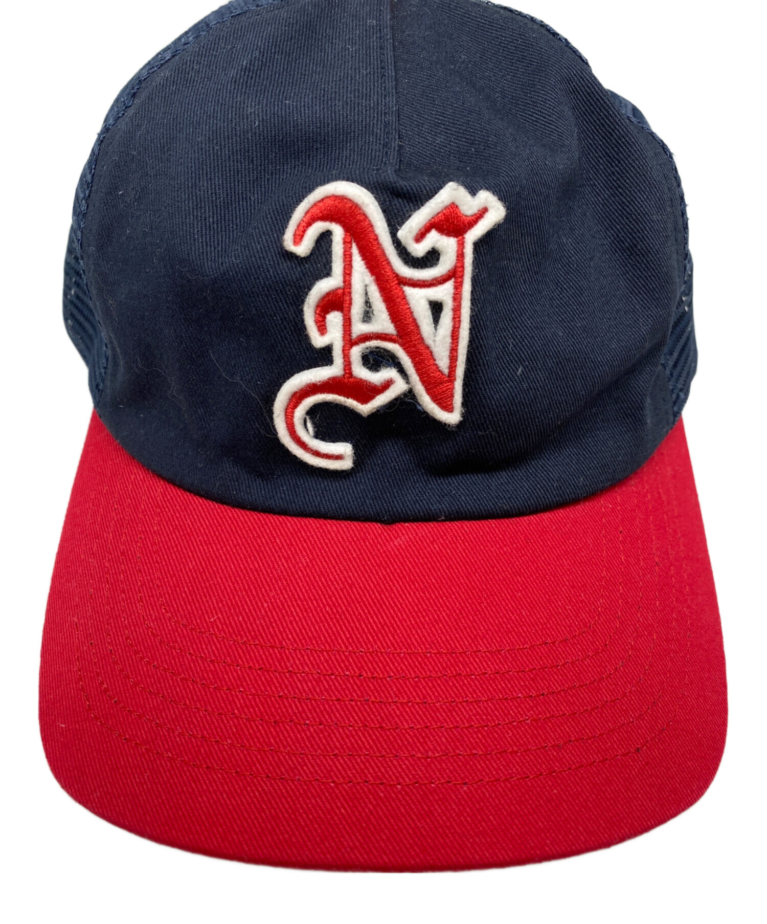 NOAH 赤 Nロゴ キャップ 中古・古着通販】Noah (ノア) キャップ レッド×ネイビー｜ブランド