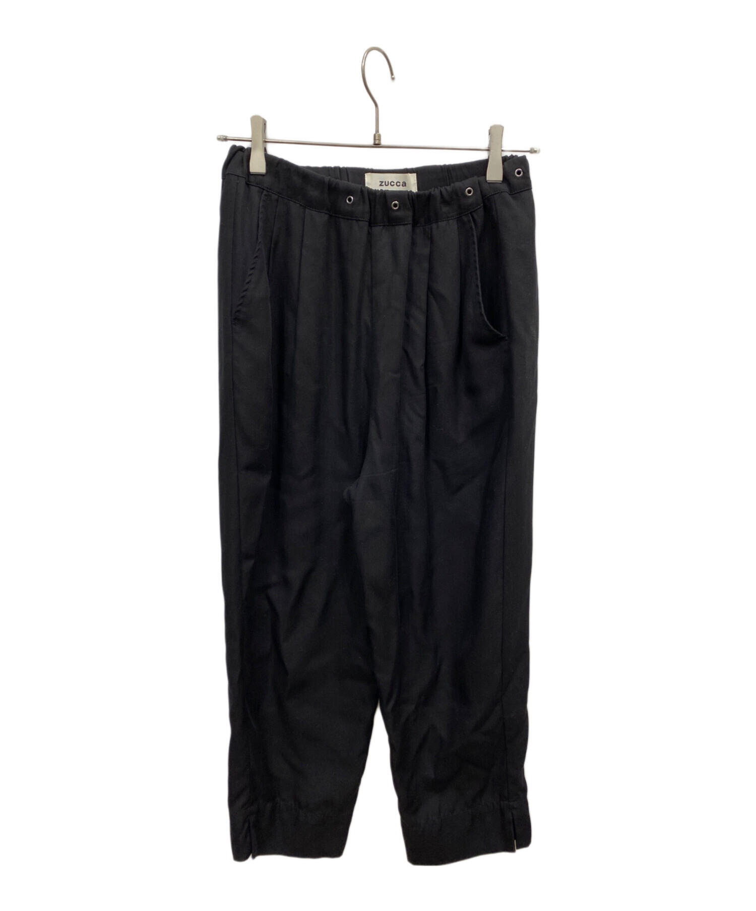 中古・古着通販】ZUCCA (ズッカ) イージーパンツ ブラック サイズ:S