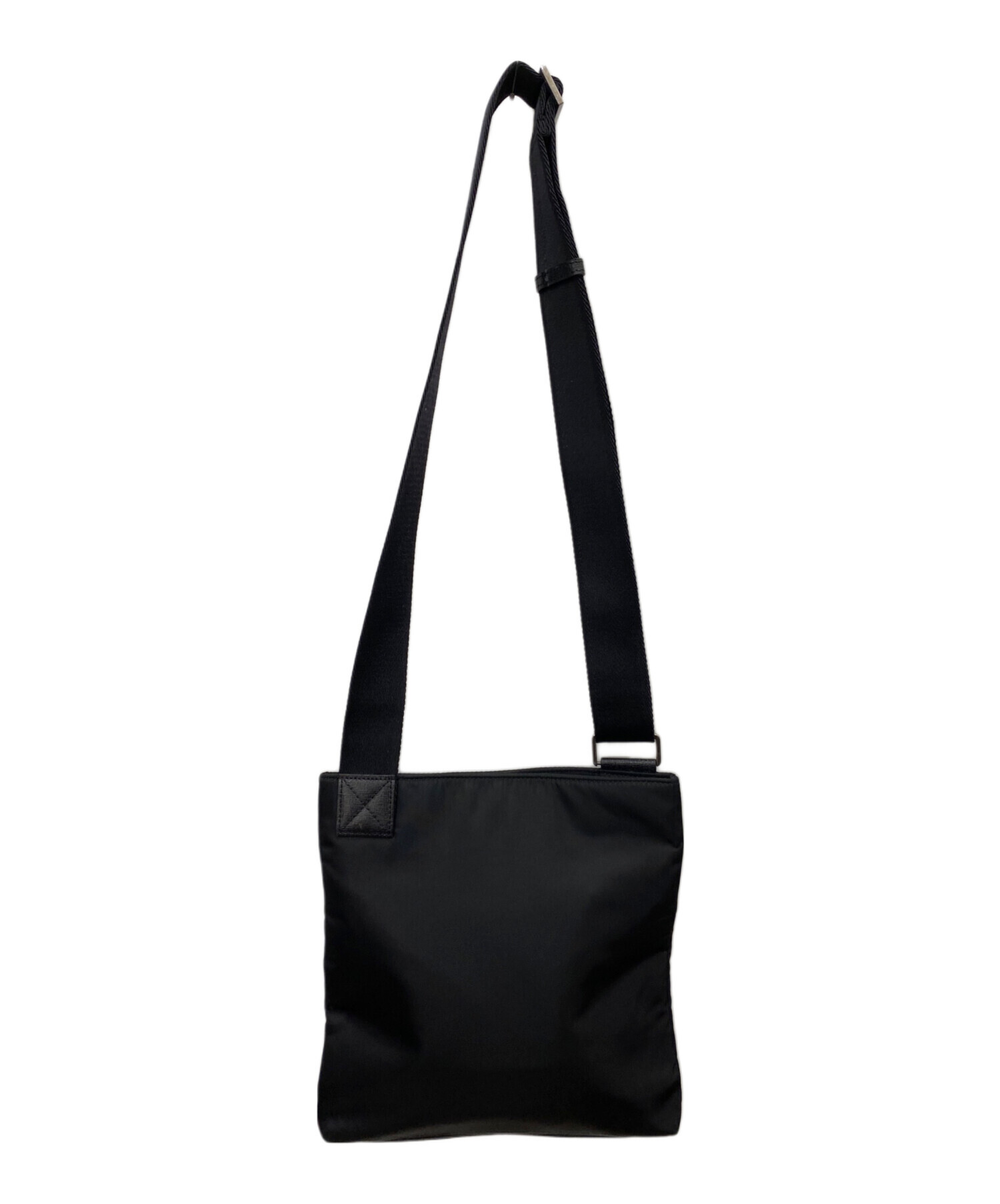 中古・古着通販】FURLA (フルラ) ナイロンショルダーバッグ ブラック 