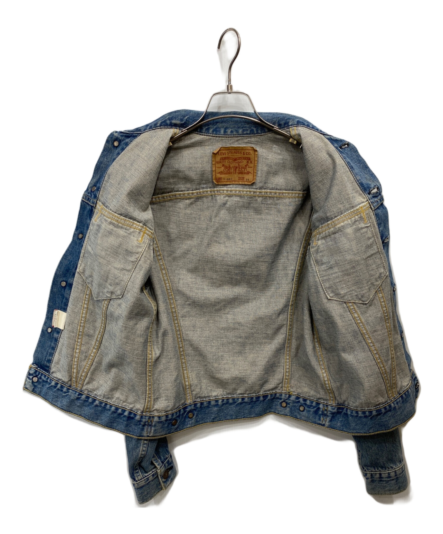 中古・古着通販】LEVI'S (リーバイス) 復刻3rdデニムジャケット ブルー