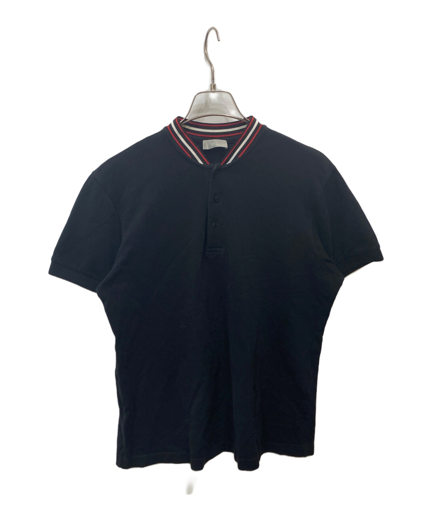 新品未使用】ディオールオムDIOR HOMME／メンズポロシャツ ブラック