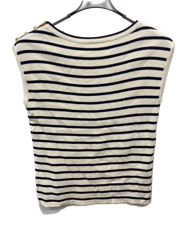 Spick&span/スピックアンドスパン】ペーパーヤーンルーズニットベスト