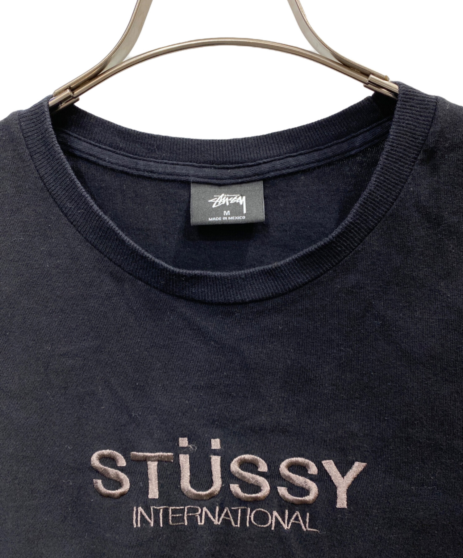 中古・古着通販】stussy (ステューシー) ロゴプリントtシャツ ブラック