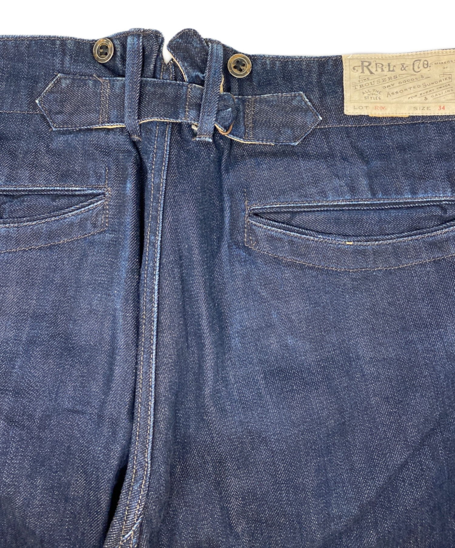 中古・古着通販】RRL (ダブルアールエル) シンチバックサスペンダー 