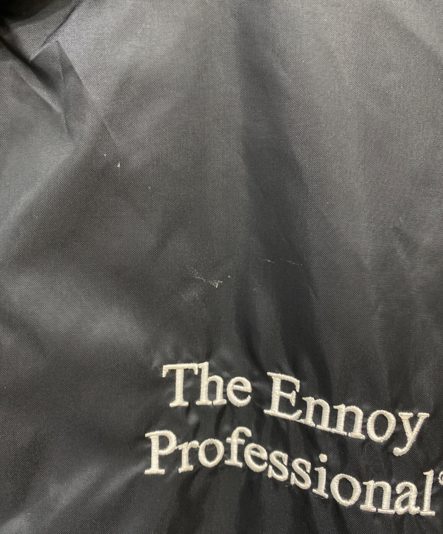 中古・古着通販】ENNOY (エンノイ) PACKABLE NYLON JAKCKET ブラック