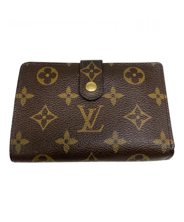 LOUIS VUITTON 二つ折り財布 ブラウン 中古・古着通販】LOUIS VUITTON (ルイ ヴィトン) 2つ折り財布