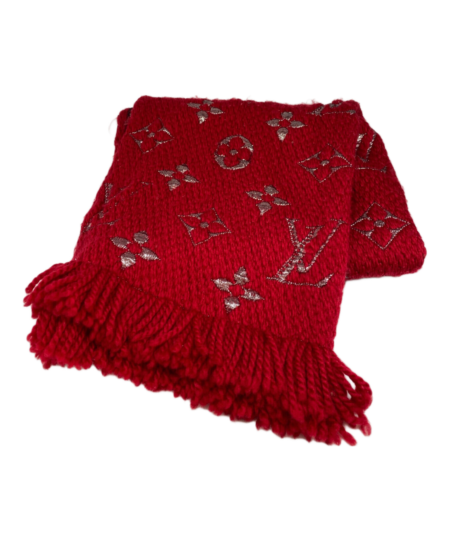 中古・古着通販】LOUIS VUITTON (ルイ ヴィトン) マフラー レッド