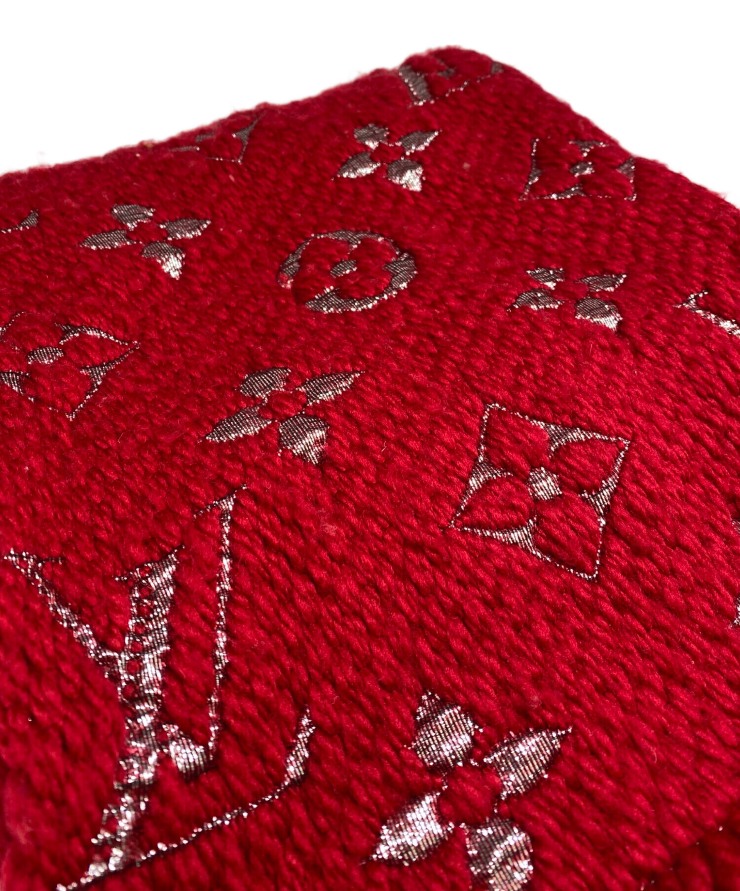 中古・古着通販】LOUIS VUITTON (ルイ ヴィトン) マフラー レッド