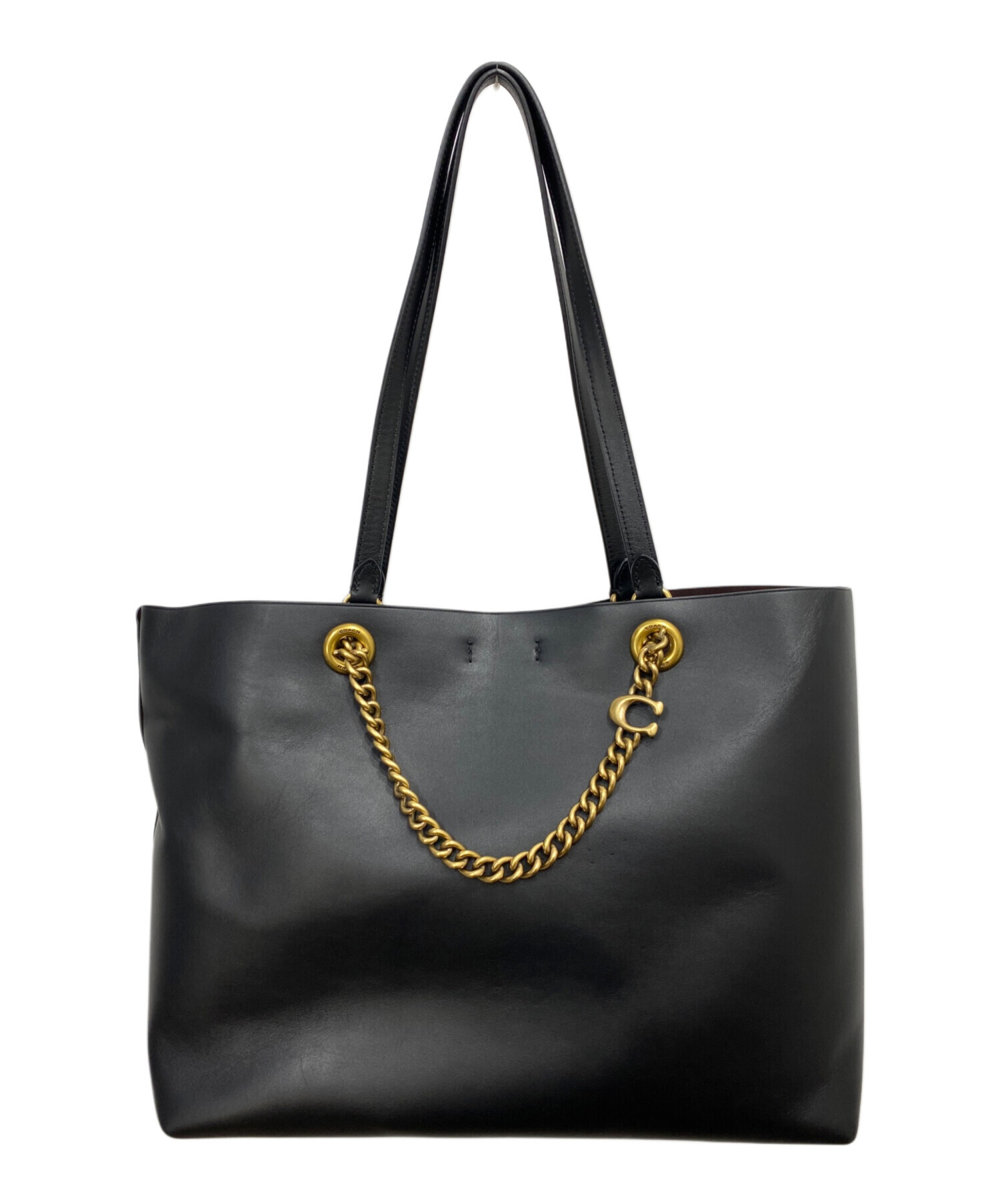 中古・古着通販】COACH (コーチ) 2WAYトートバッグ ブラック｜ブランド 
