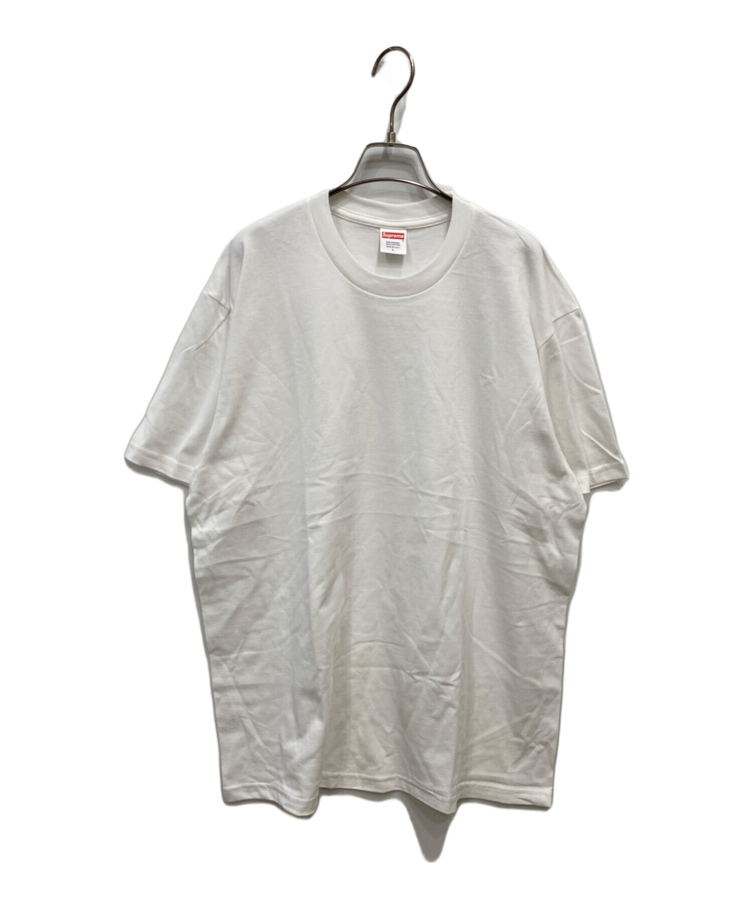 中古・古着通販】SUPREME (シュプリーム) Tシャツ ホワイト サイズ:L 