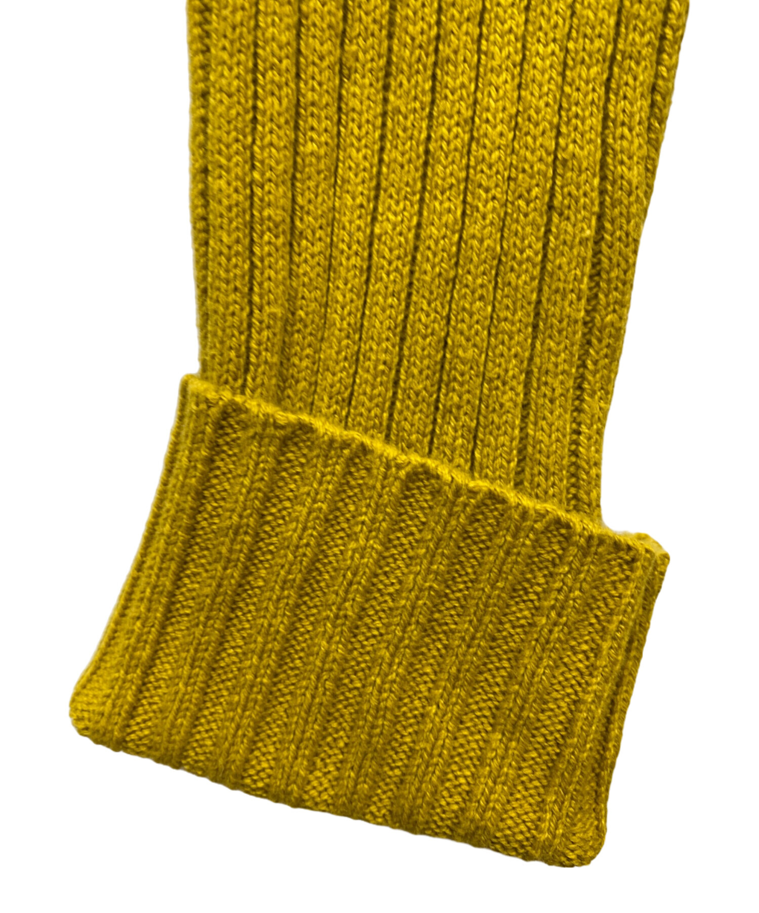 中古・古着通販】pinue (ピヌエ) ニットワンピース イエロー サイズ:M