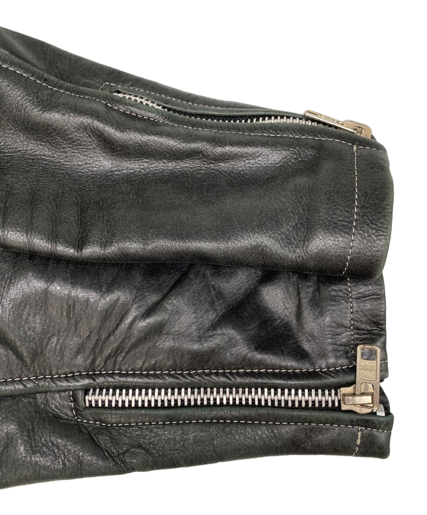 カウンターアクションReal Leather レザージャケット　S カウンターアクションReal Leather レザージャケットS