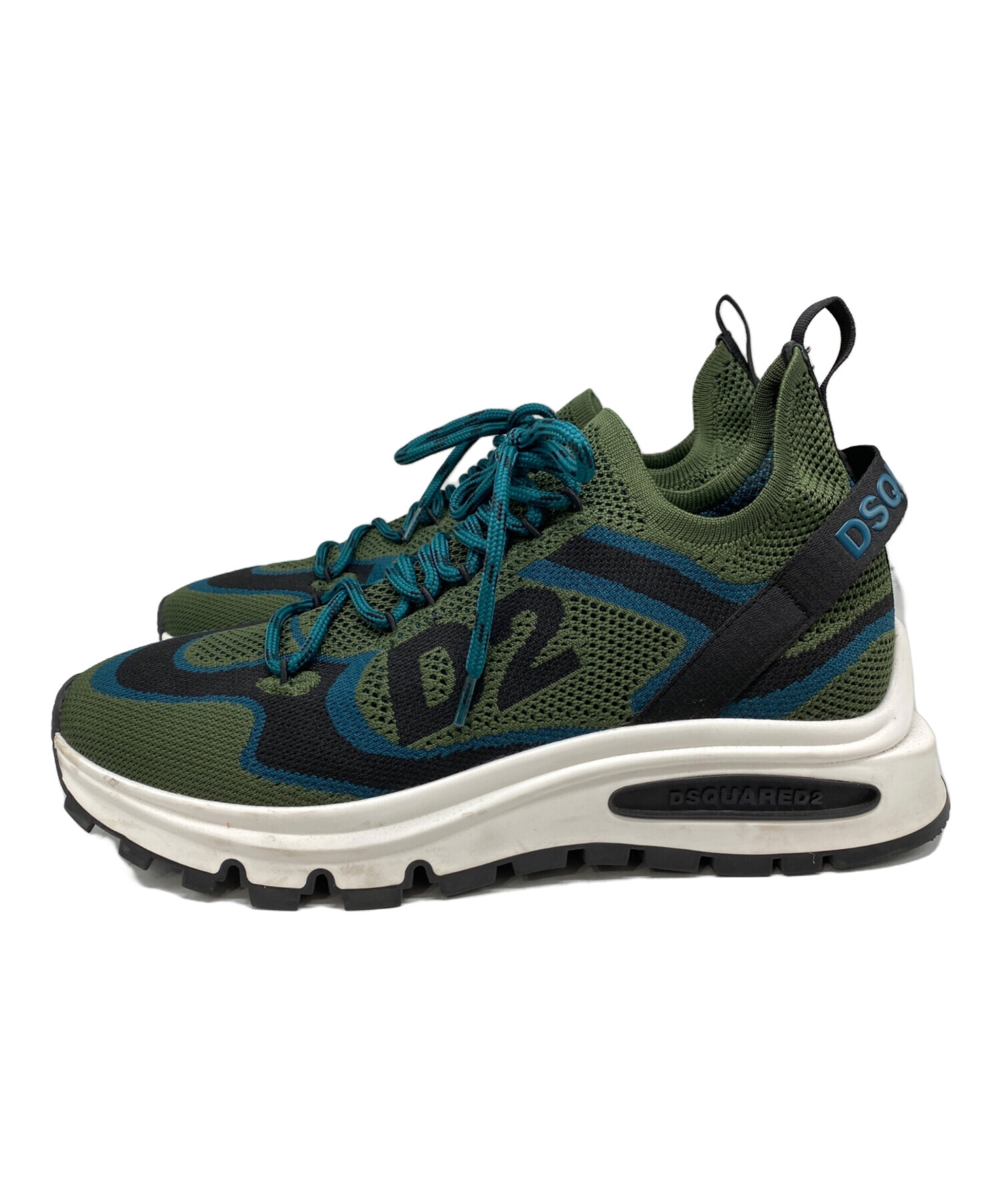 中古・古着通販】DSQUARED2 (ディースクエアード) スニーカー グリーン 