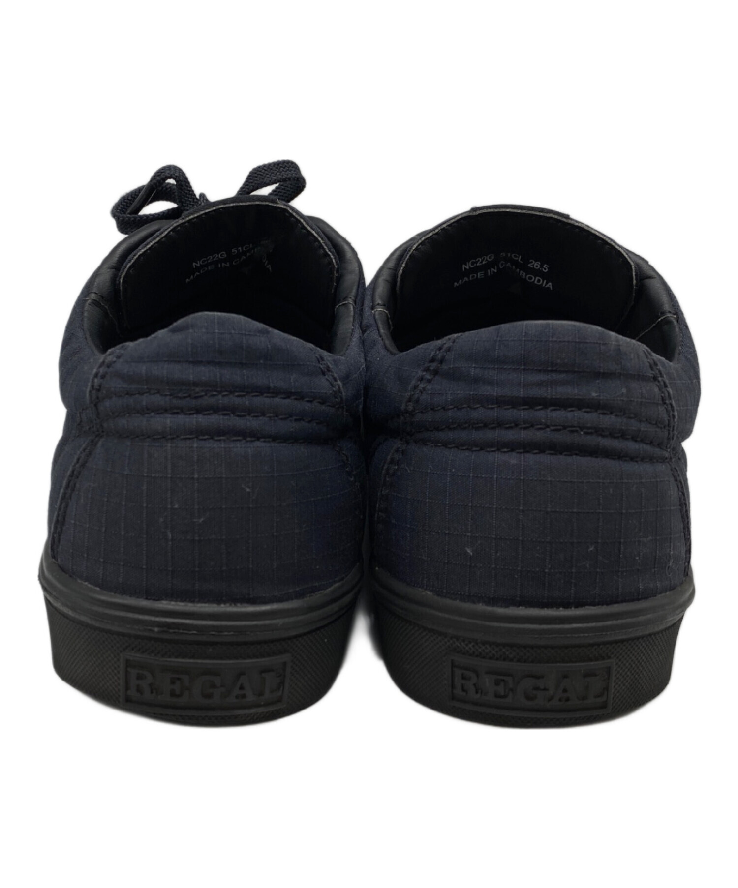 REGAL ブラック 26.5cm新品未使用品 中古・古着通販】REGAL (リーガル) レースアップスニーカー