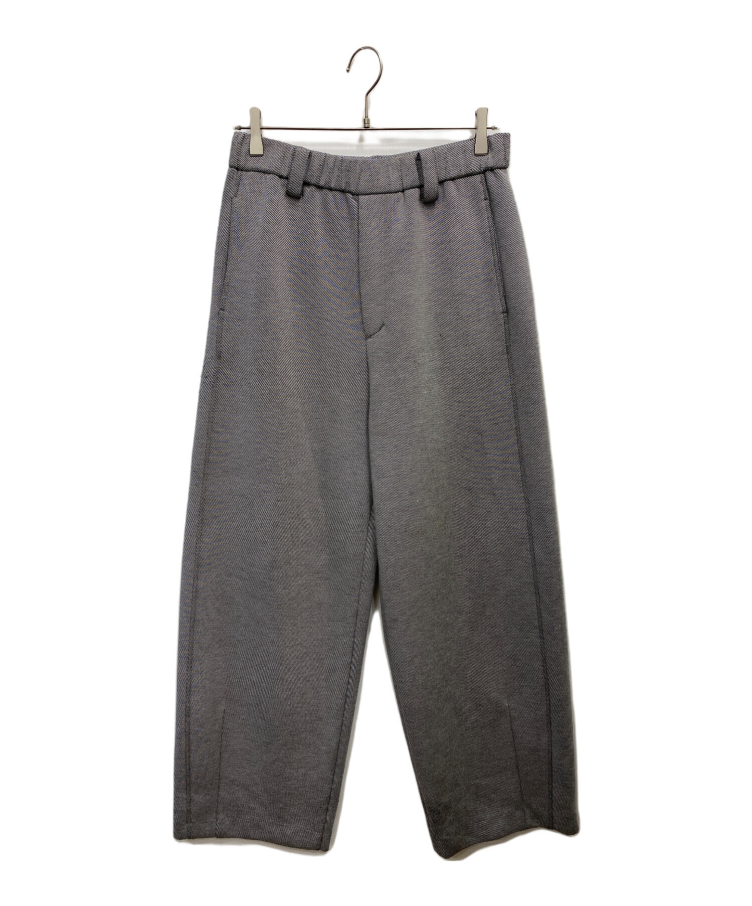 中古・古着通販】LAPIIS (ラピス) SIDELINE CURVE TROUSERS ブラック 