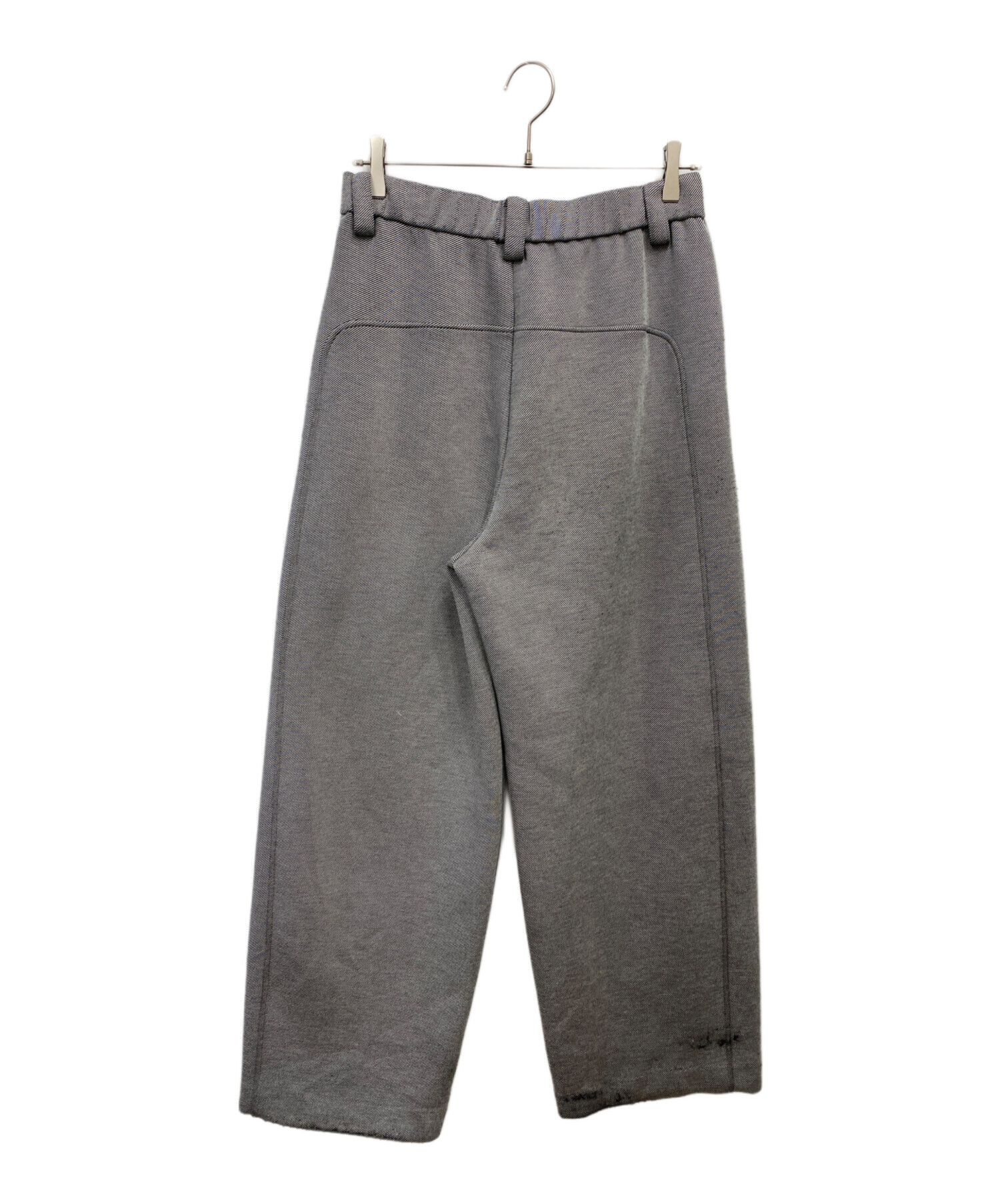 中古・古着通販】LAPIIS (ラピス) SIDELINE CURVE TROUSERS ブラック