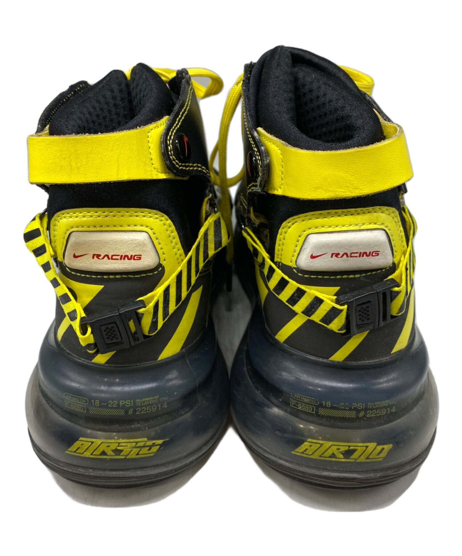 中古・古着通販】NIKE (ナイキ) AIR MAX 720 SATURN ブラック×イエロー 
