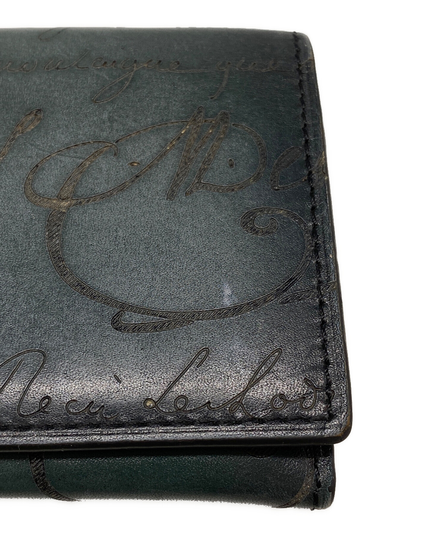 中古・古着通販】Berluti (ベルルッティ) 名刺入れ グリーン｜ブランド
