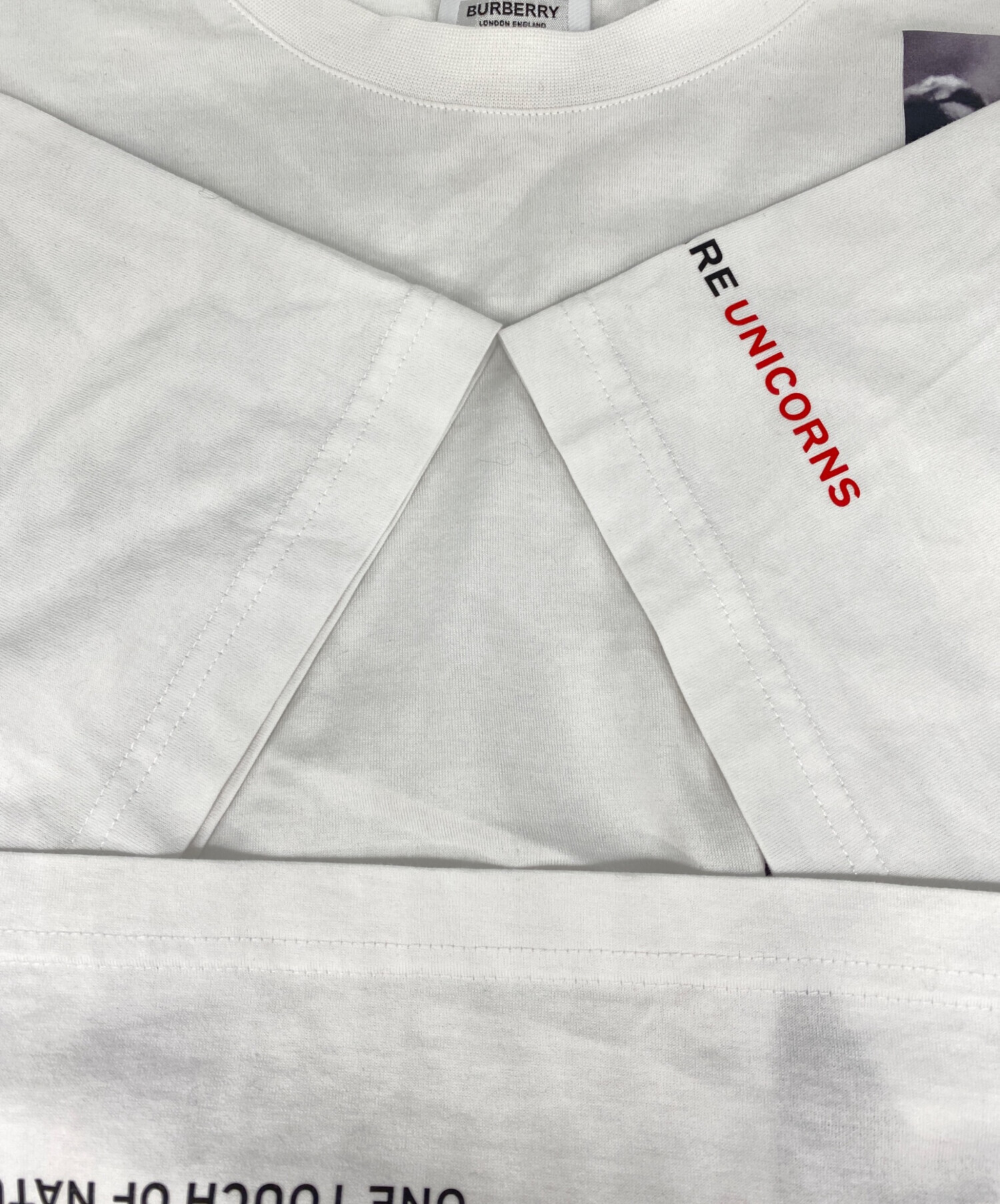 中古・古着通販】BURBERRY (バーバリー) LOVE プリントTシャツ 