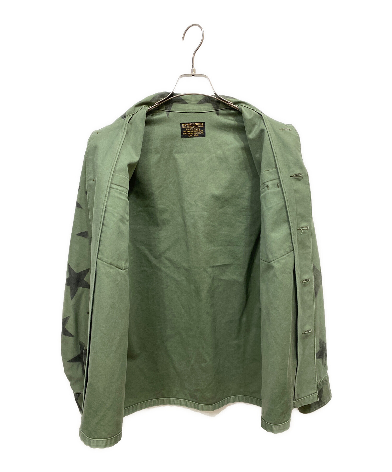 中古・古着通販】WACKO MARIA (ワコマリア) スター ミリタリーシャツ