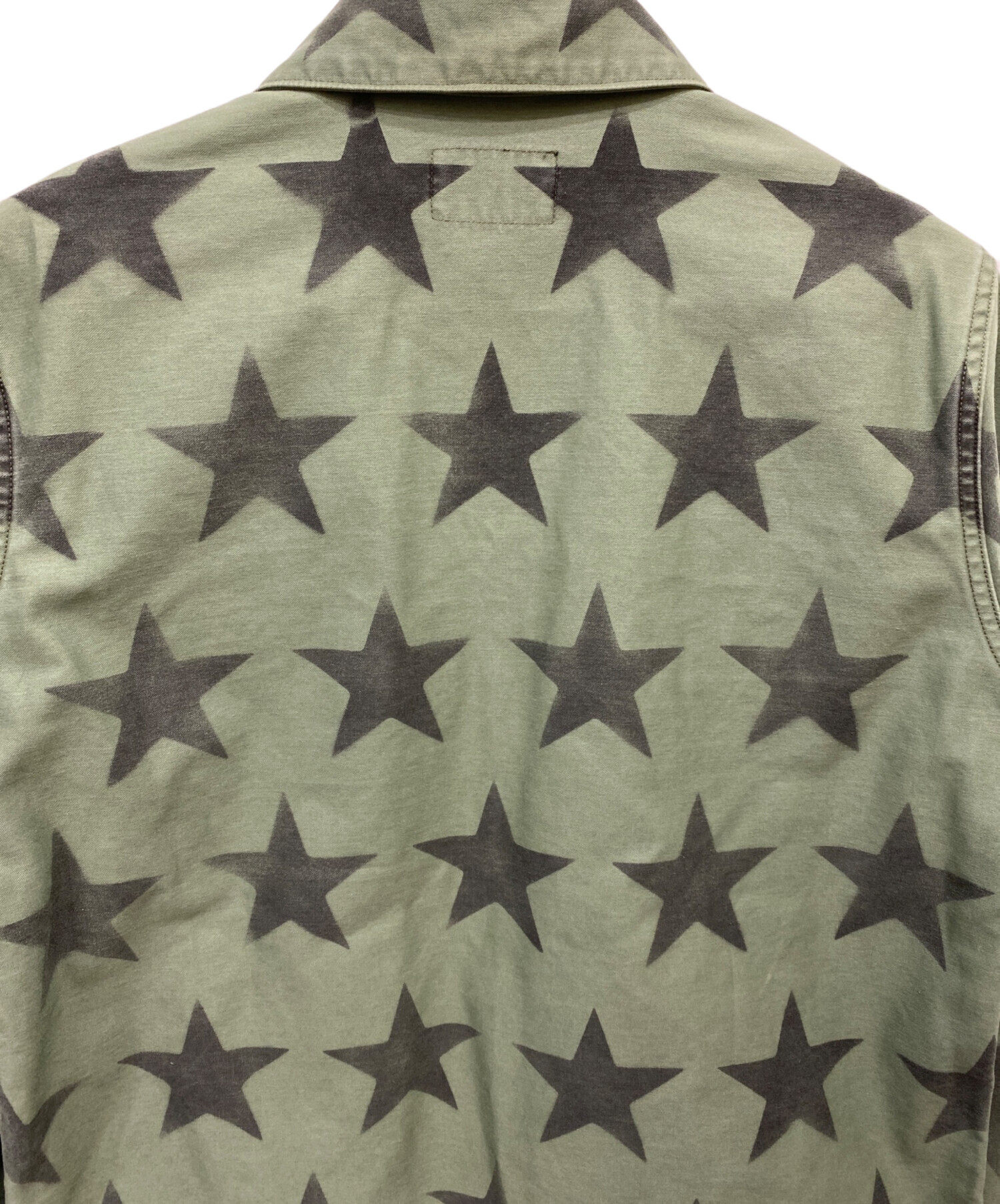 WACKO MARIA RAT FINK ミリタリーシャツ 中古・古着通販】WACKO MARIA (ワコマリア) スター ミリタリーシャツ
