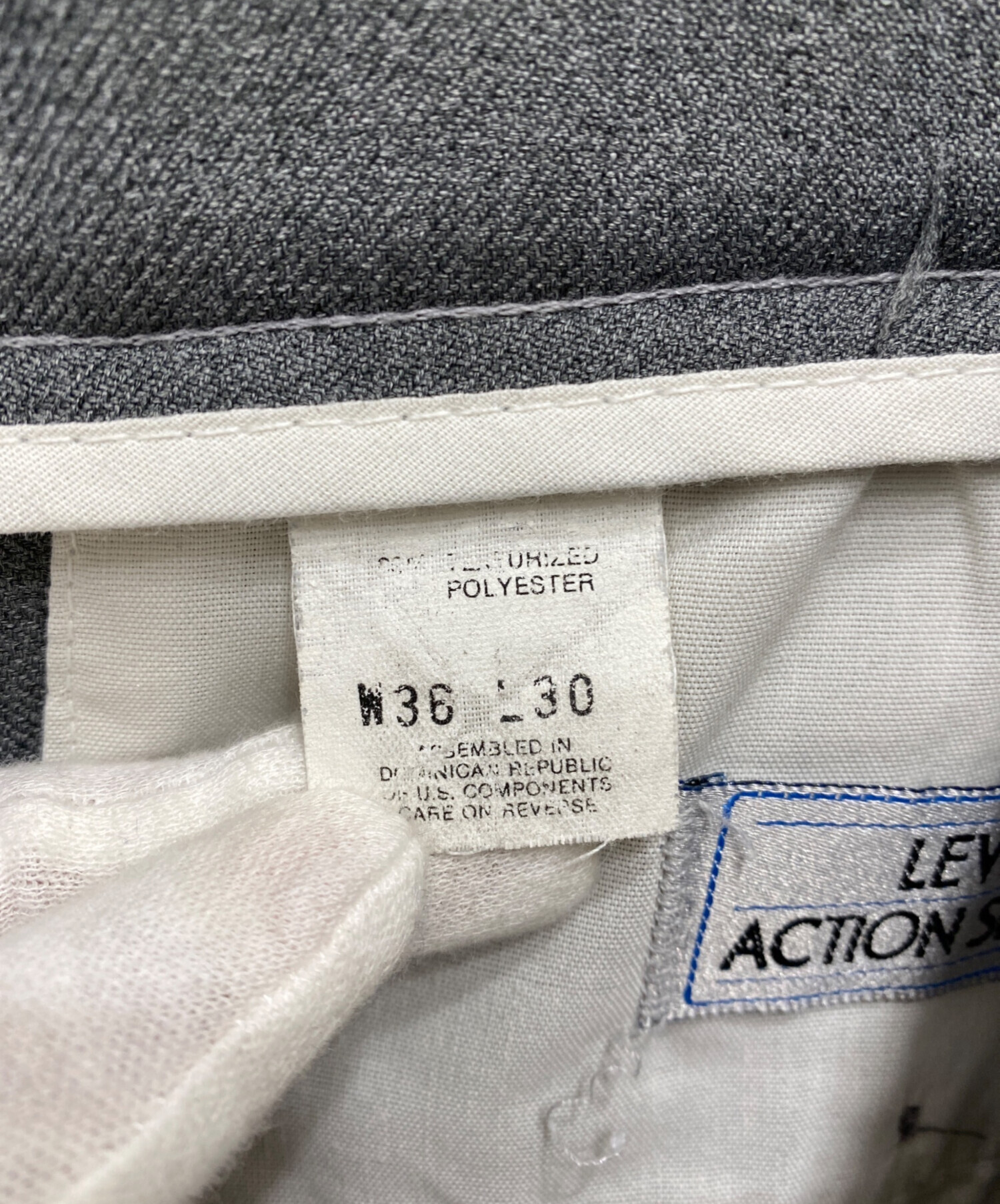 中古・古着通販】LEVI'S (リーバイス) アクションスラックス グレー