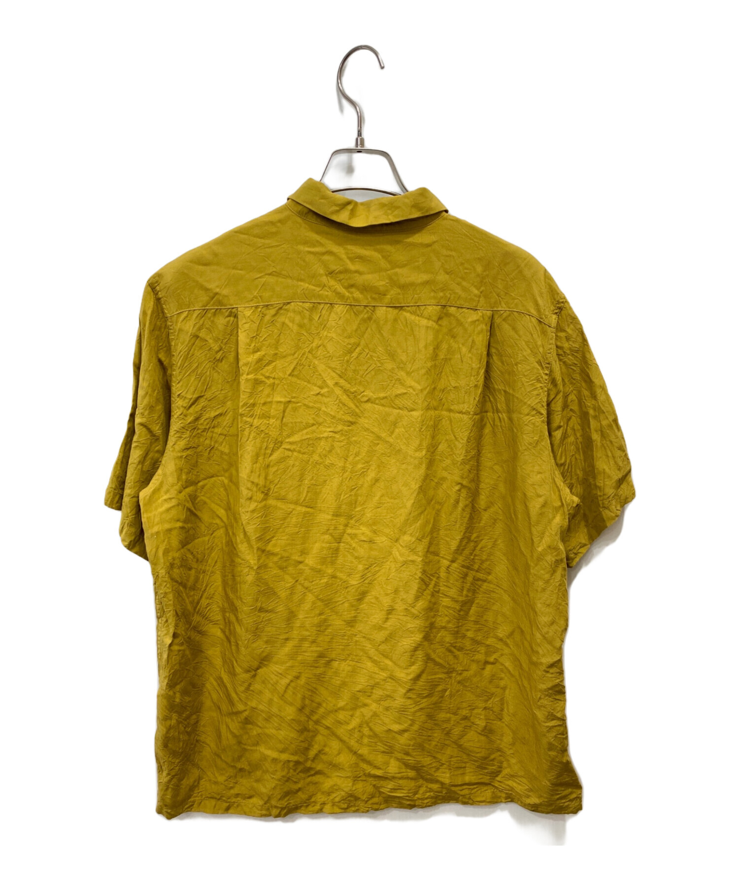 希少完売品‼︎ COOTIE クーティー シャツ 黄 イエロー マスタード 中古・古着通販】COOTIE (クーティー) 半袖開襟レーヨンシャツ
