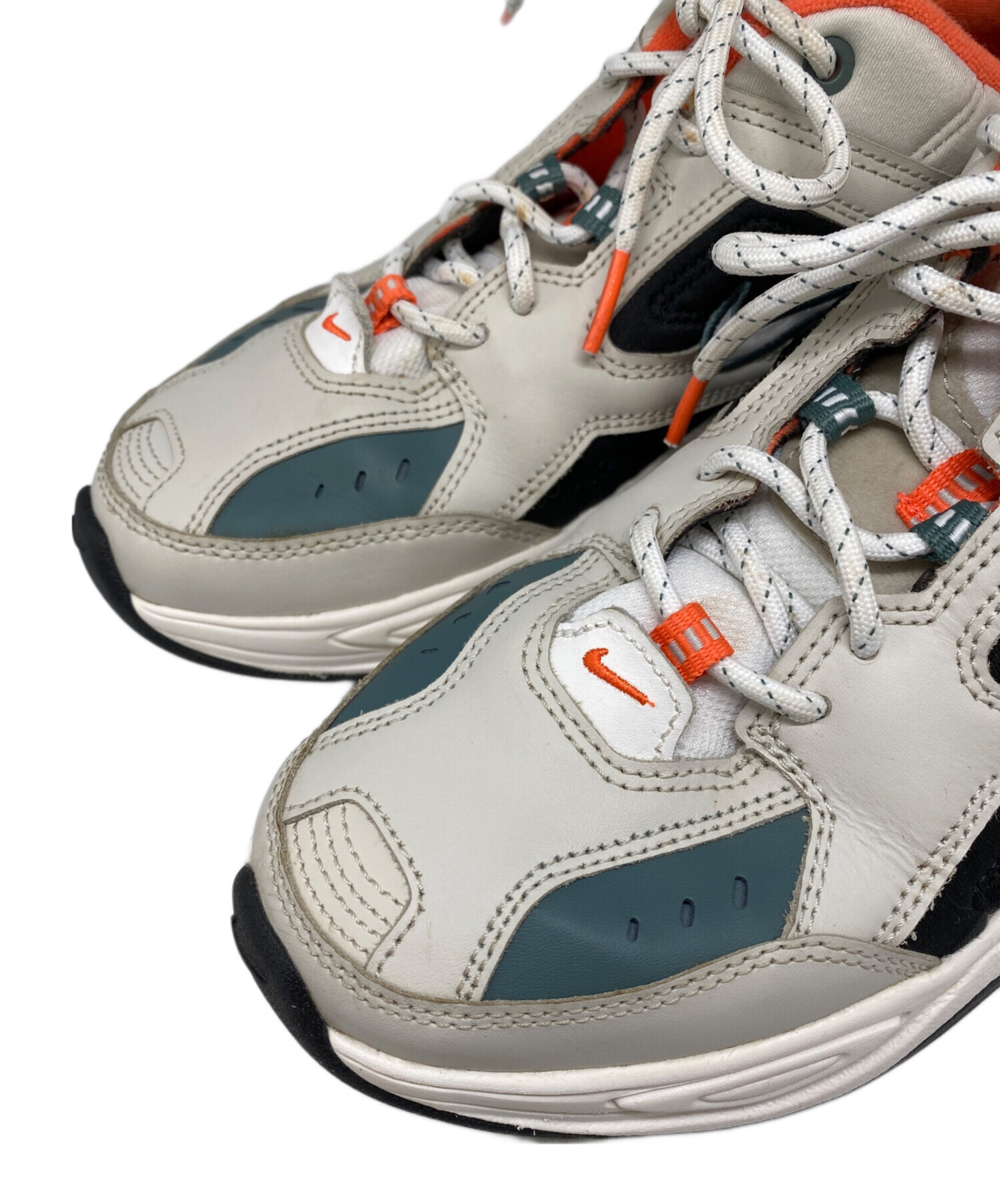 中古・古着通販】NIKE (ナイキ) M2K TEKNO グレー×オレンジ サイズ:27 