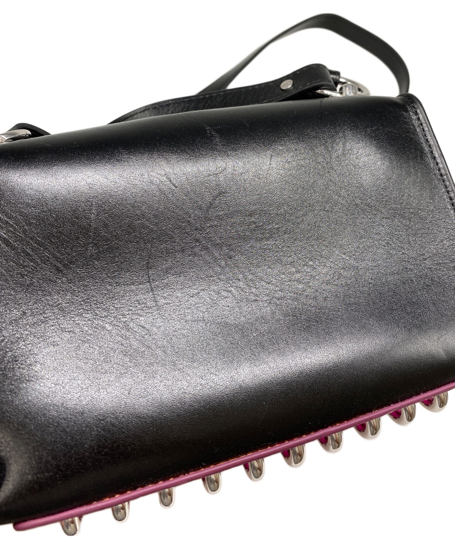中古・古着通販】DIESEL (ディーゼル) スタッズショルダーバッグ