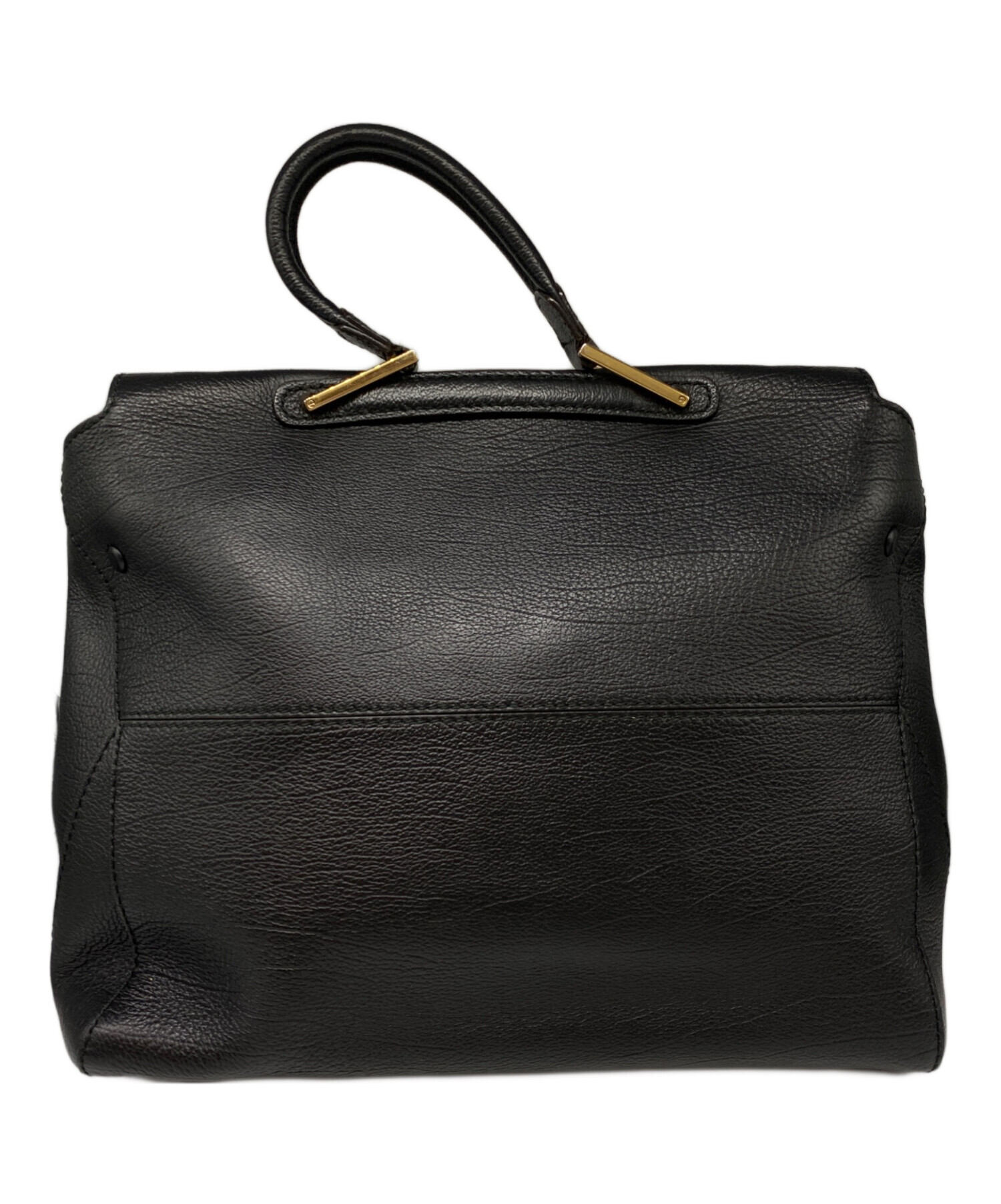 中古・古着通販】FURLA (フルラ) スタッズ 2WAYバッグ ブラック