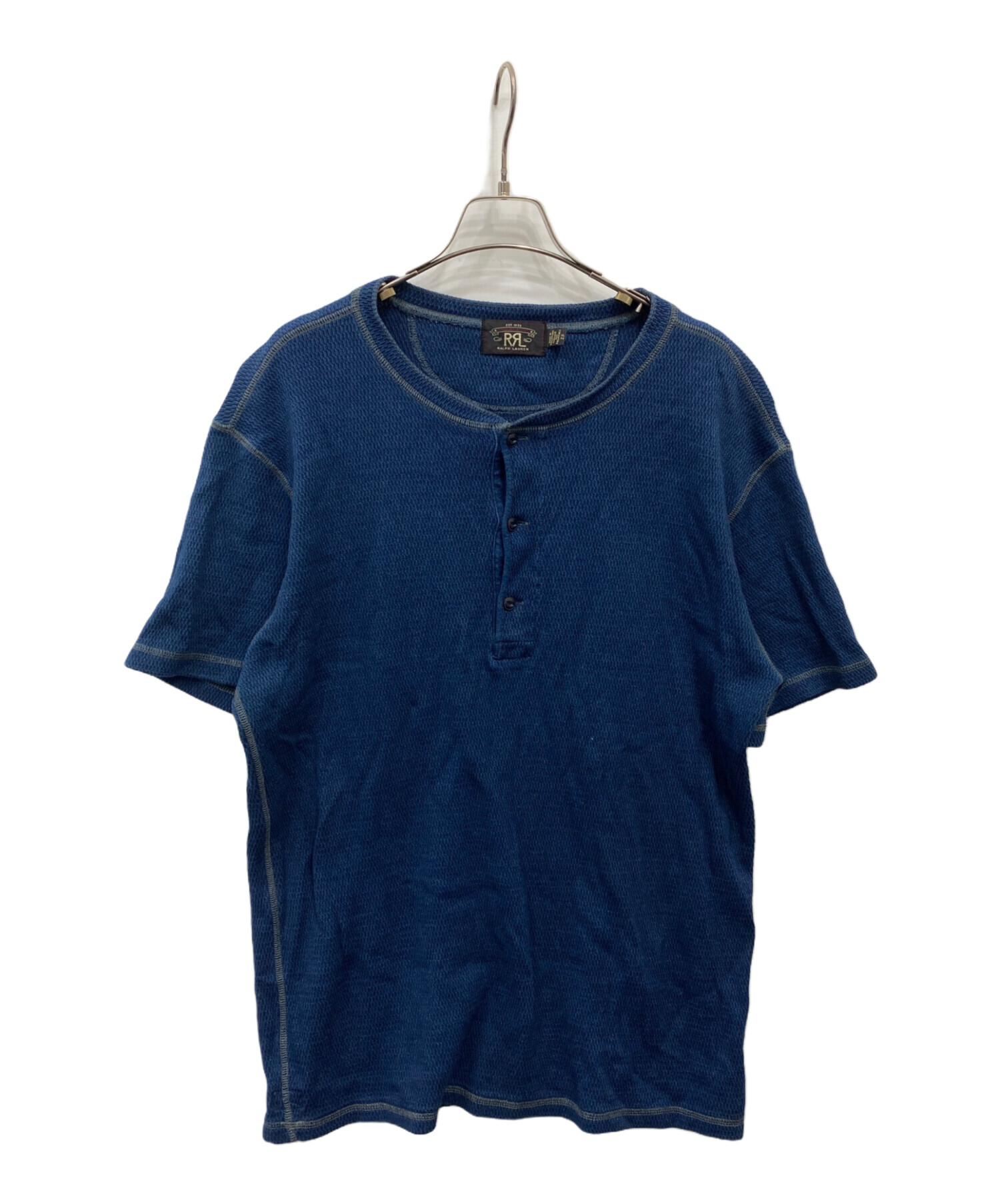 中古・古着通販】RRL (ダブルアールエル) 半袖ヘンリーネック