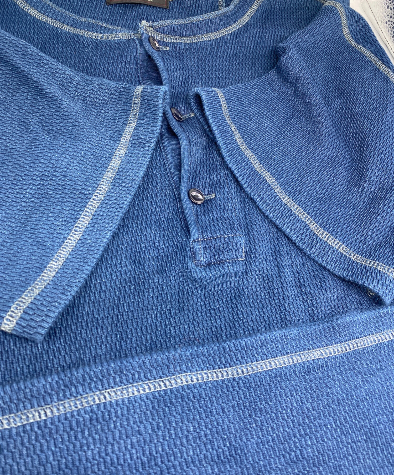 中古・古着通販】RRL (ダブルアールエル) 半袖ヘンリーネック