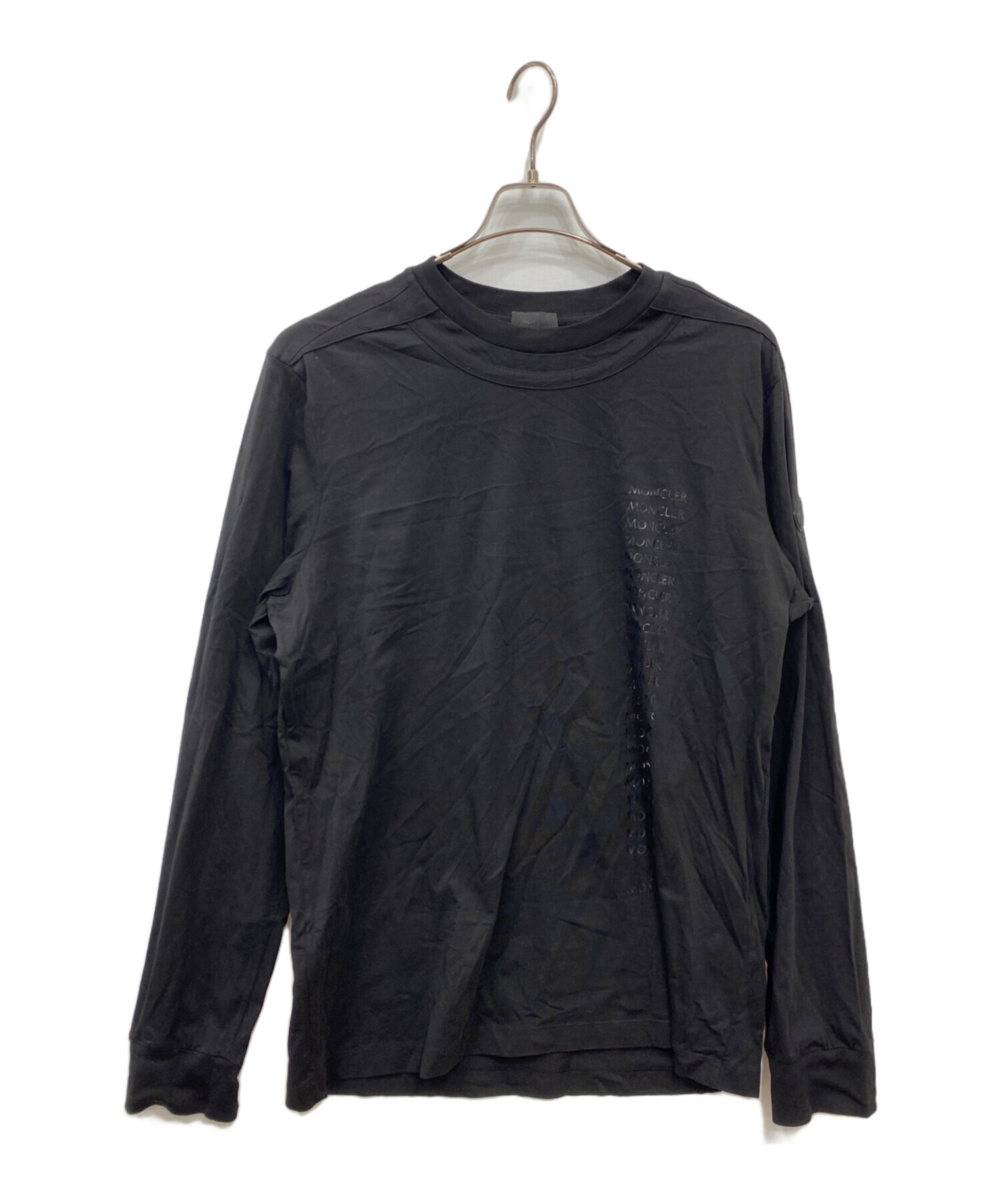 【モンクレール】ブラック 長袖カットソー Mサイズ MONCLER 黒 長袖カットソー