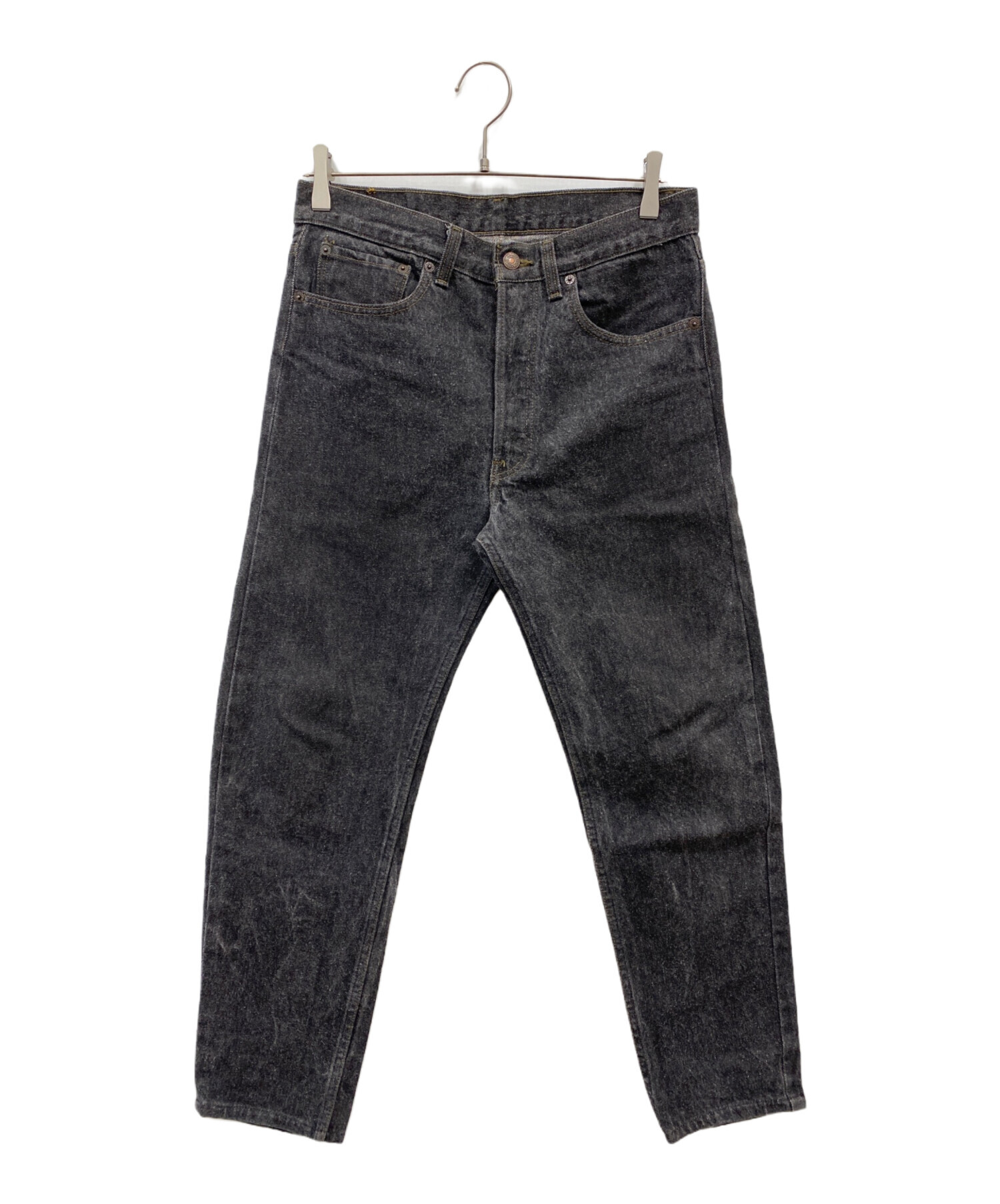中古・古着通販】LEVI'S (リーバイス) 先染めデニムパンツ ブラック