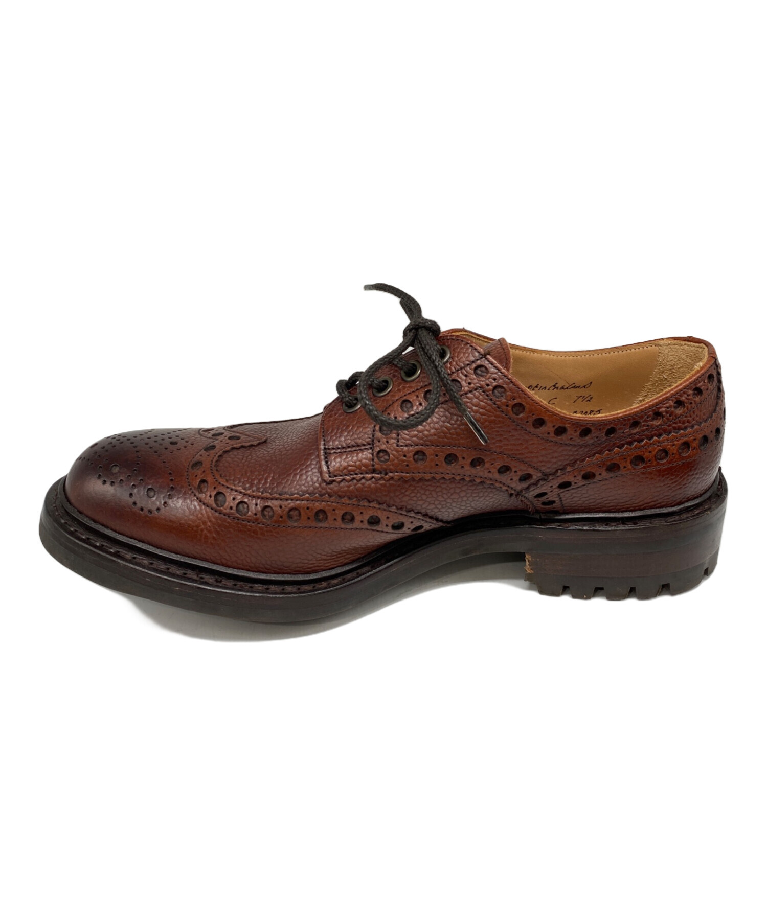 中古・古着通販】CHEANEY (チーニー) ウイングチップレザーシューズ
