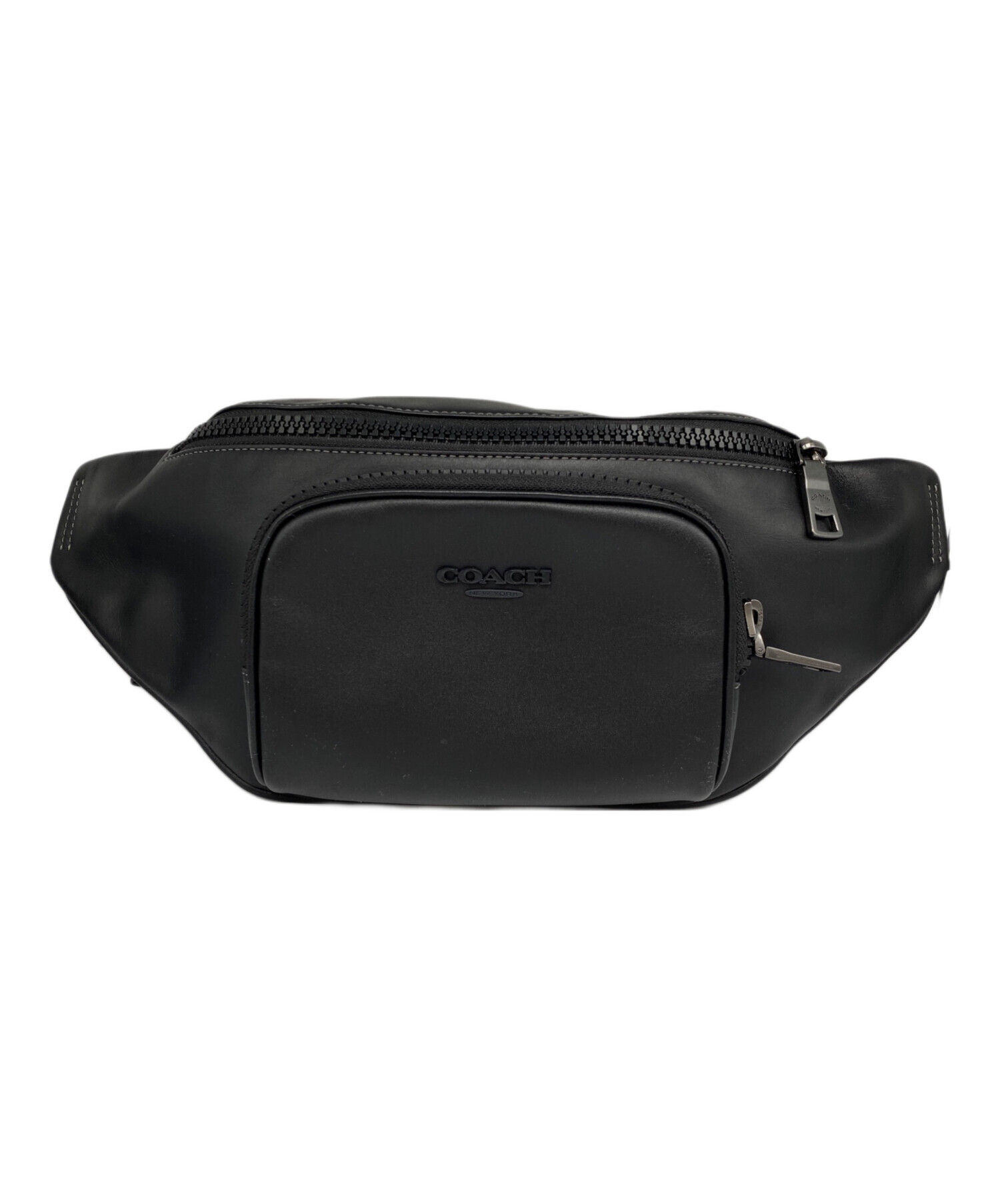 【COACH】LEATHER BAGレザーベルトバッグ 中古・古着通販】COACH (コーチ) レーサー スモール ベルト バッグ