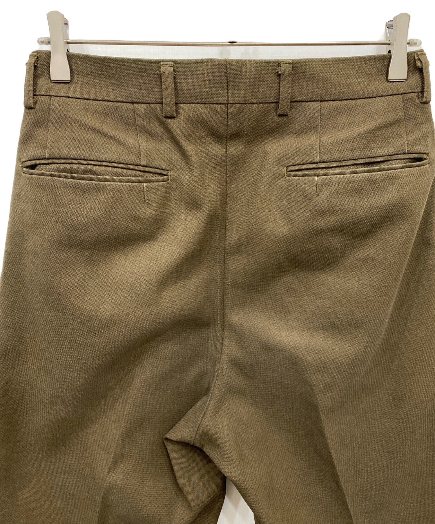 中古・古着通販】NEAT (ニート) 2タックパンツ オリーブ サイズ:42