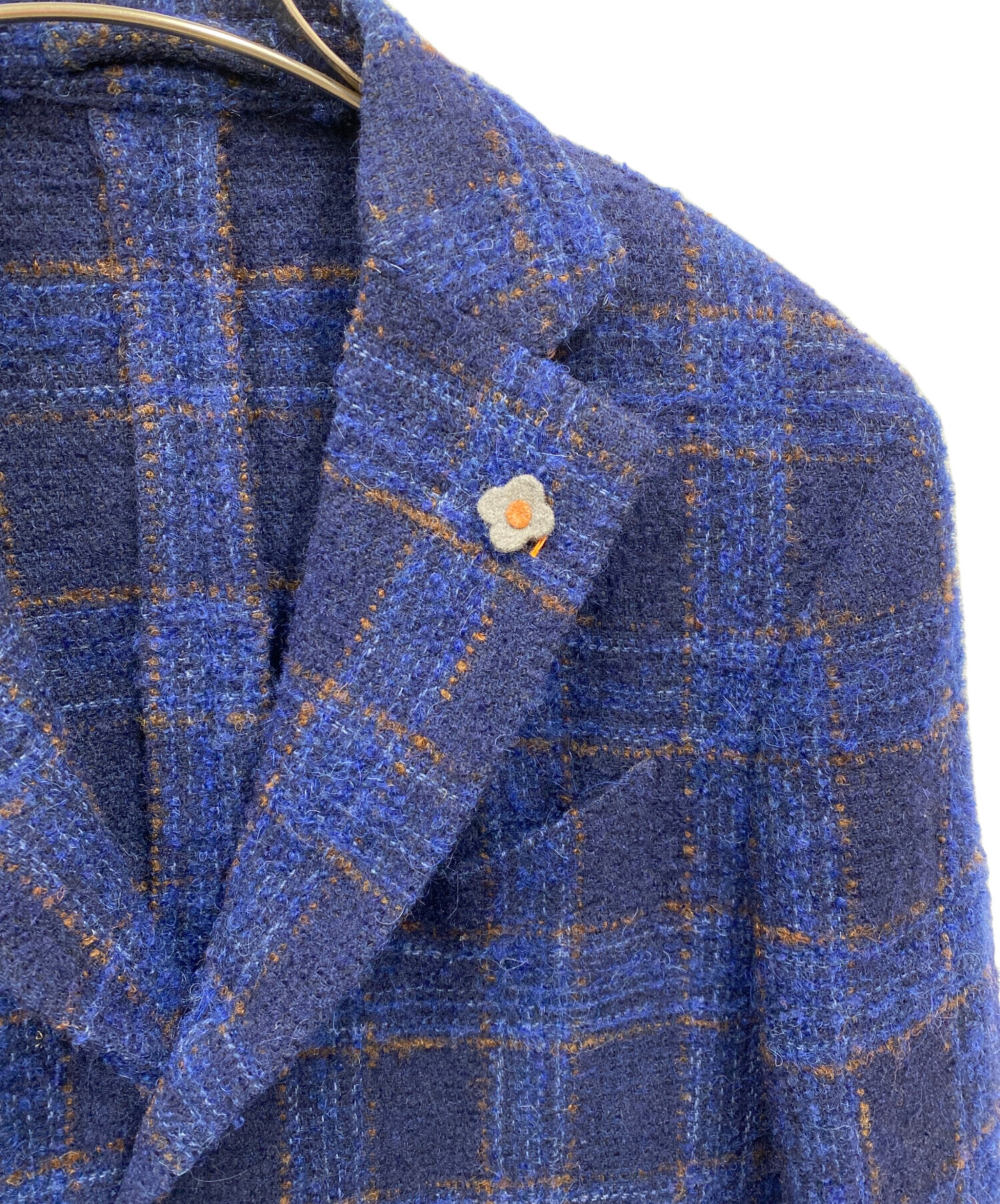 中古・古着通販】LARDINI (ラルディーニ) 大判チェック ツイード3B