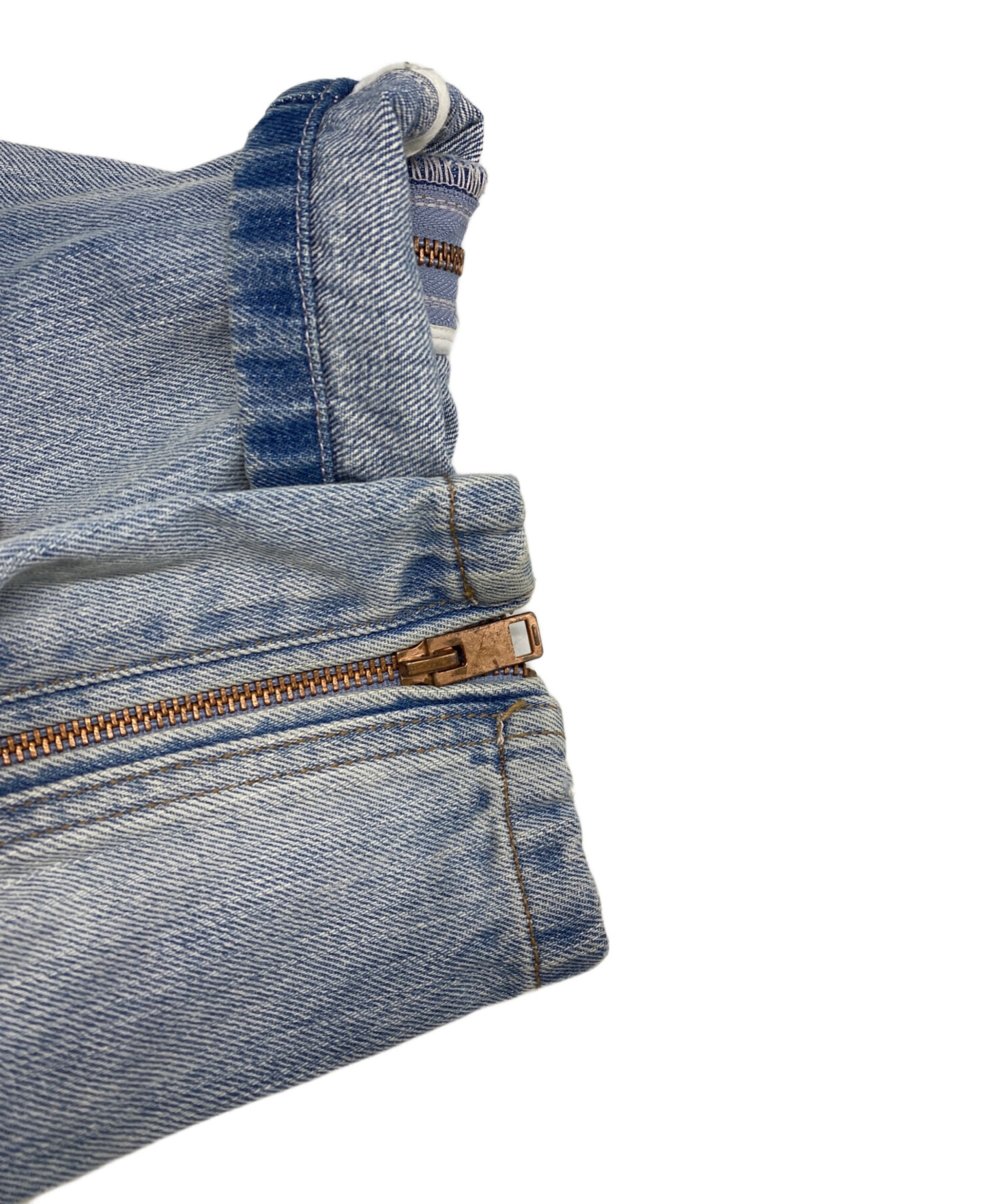中古・古着通販】DIESEL (ディーゼル) デニムライダースジャケット