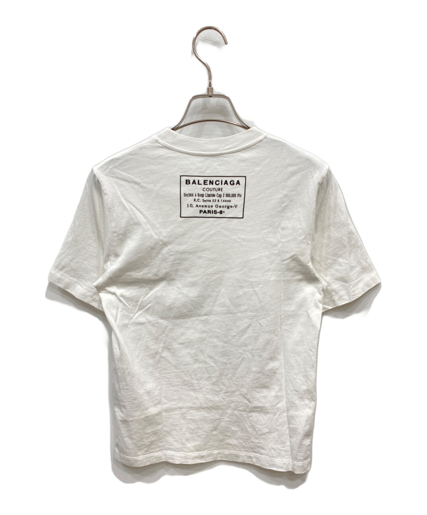 中古・古着通販】BALENCIAGA (バレンシアガ) サイドスリットバックロゴ 
