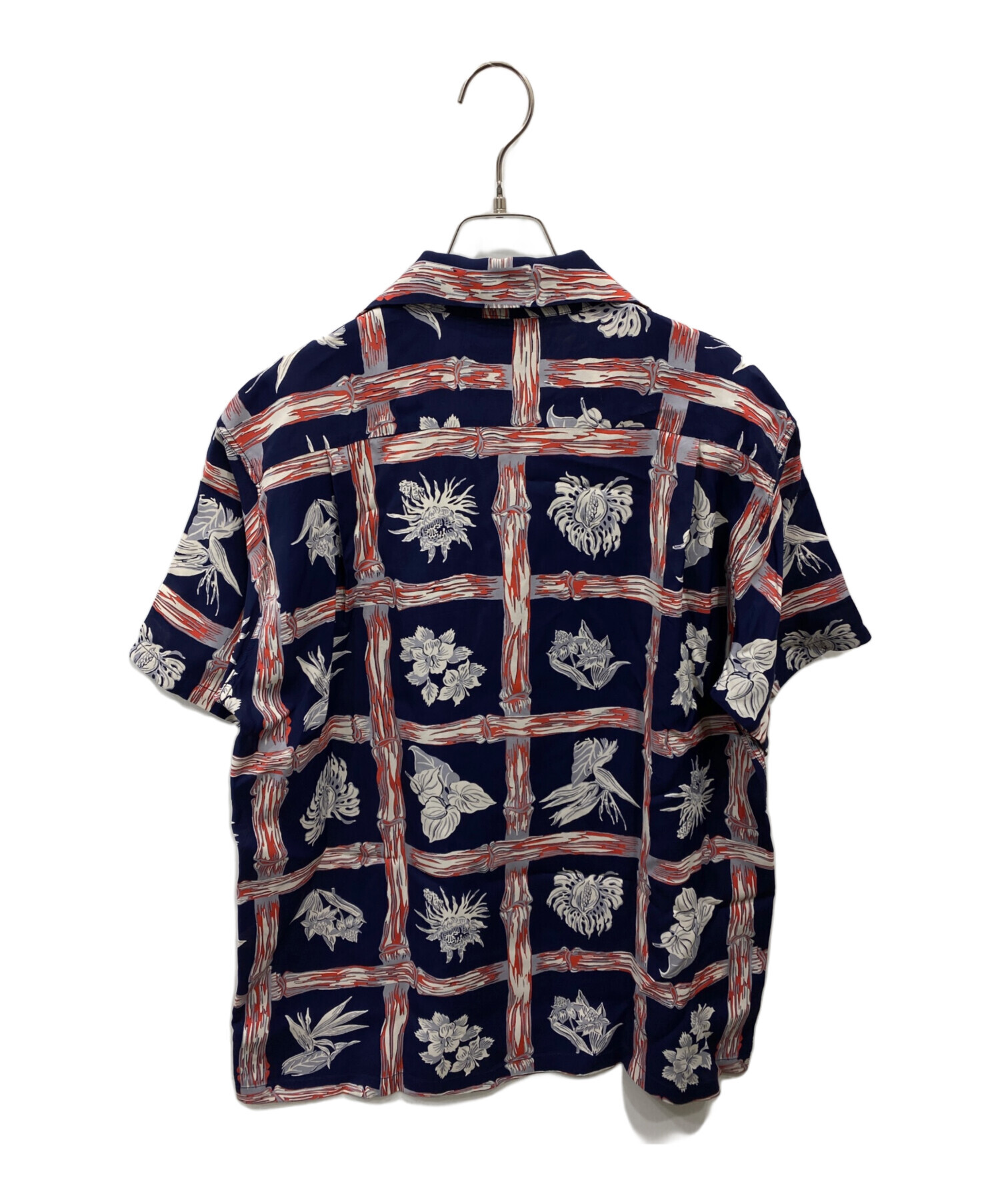 m*o様 美品　SUN SURF アロハシャツ ネイビー Lサイズ 中古・古着通販】Sun Surf (サンサーフ) アロハシャツ ネイビー サイズ