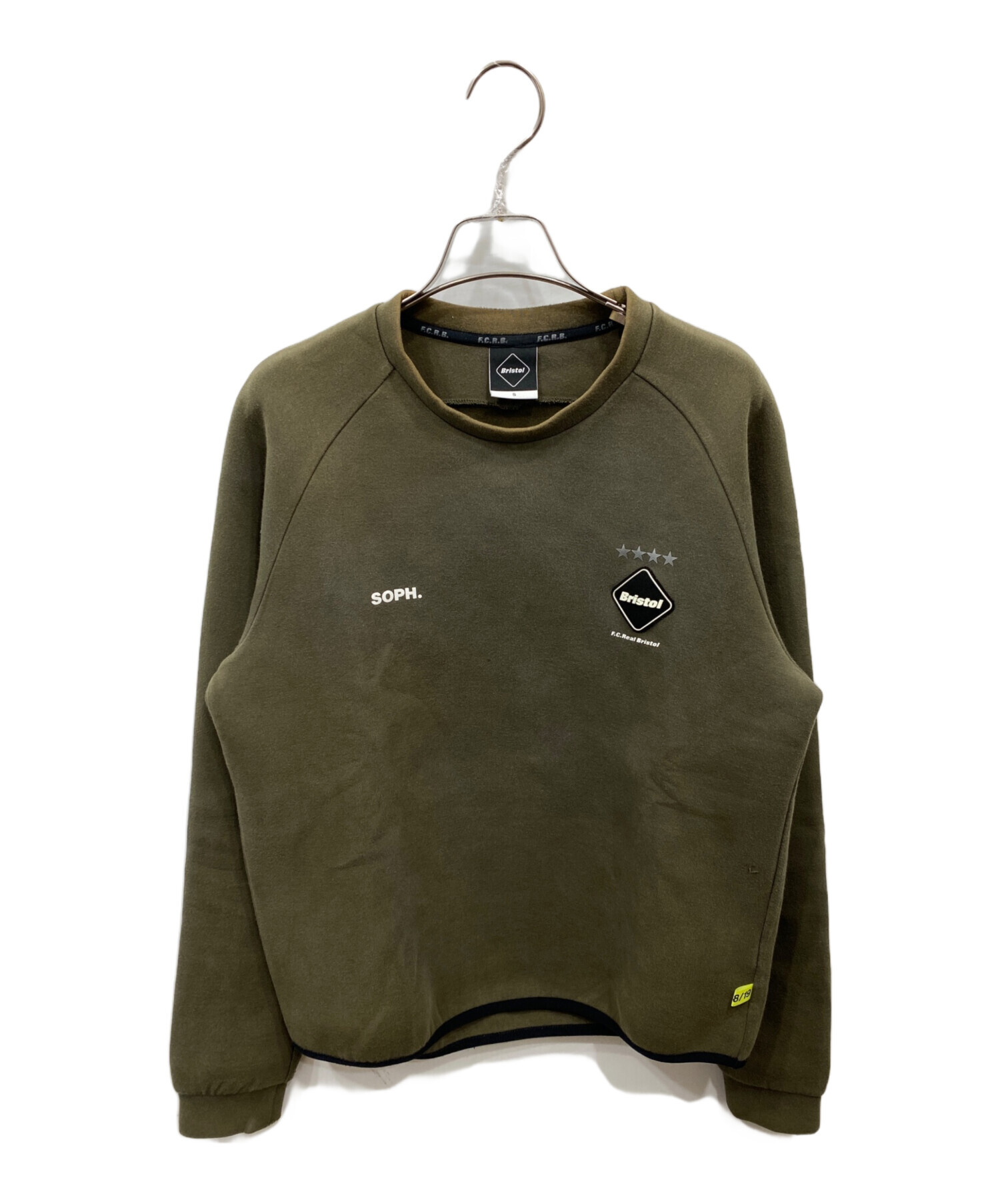 美品 FCRB ブリストル CREW NECK TOP クルーネック トップ S 中古・古着通販】F.C.Real Bristol (エフシーレアルブリストル) SWEAT