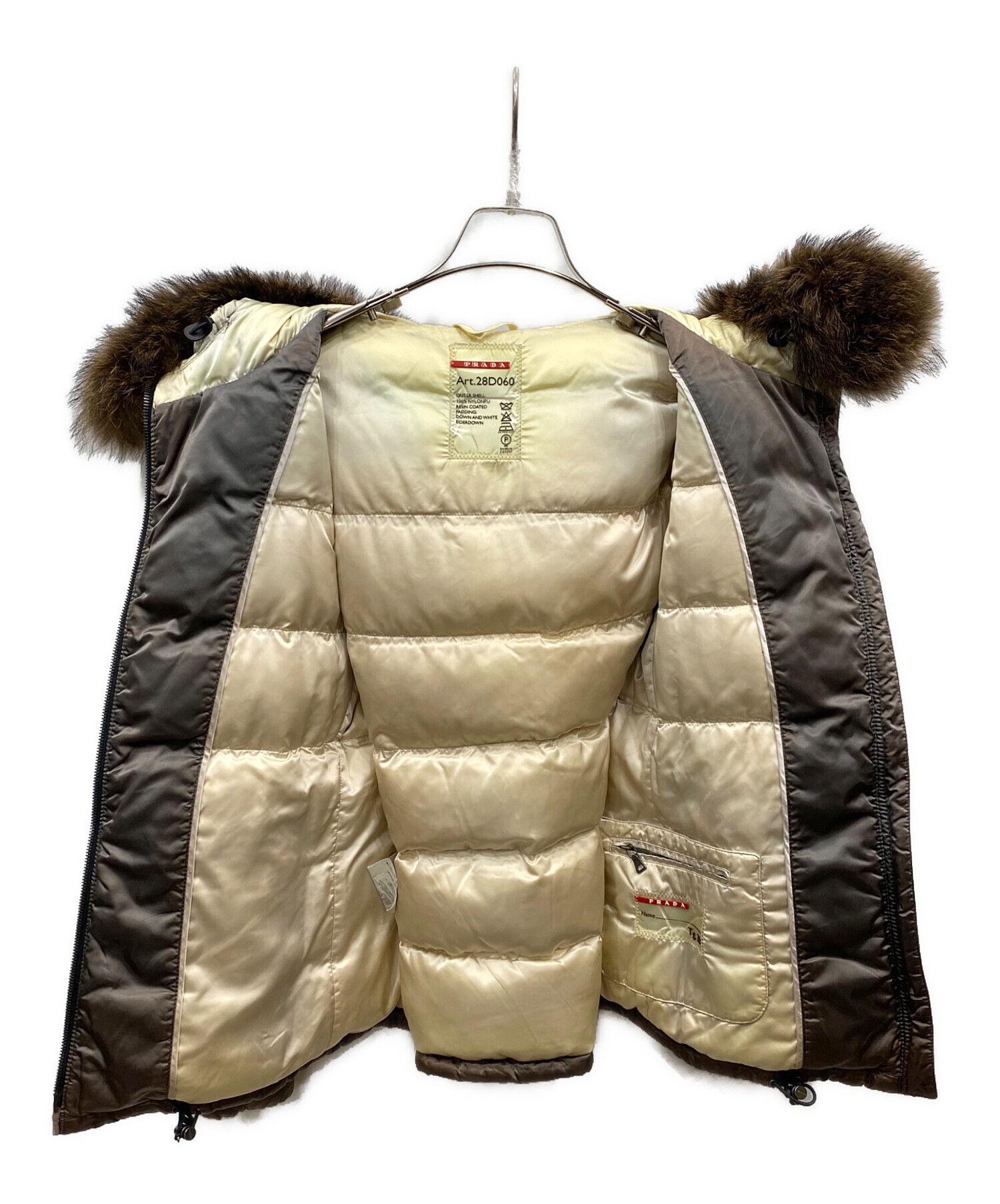 中古・古着通販】PRADA SPORTS (プラダスポーツ) ファー付きダウン