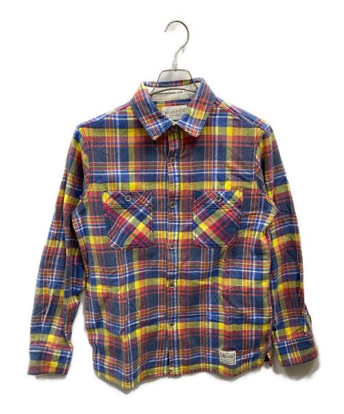 美品 subculture ネルシャツ サイズ1 SC SubCulture 'OMBRE CHECK SHIRT'オンブレチェック シャツ