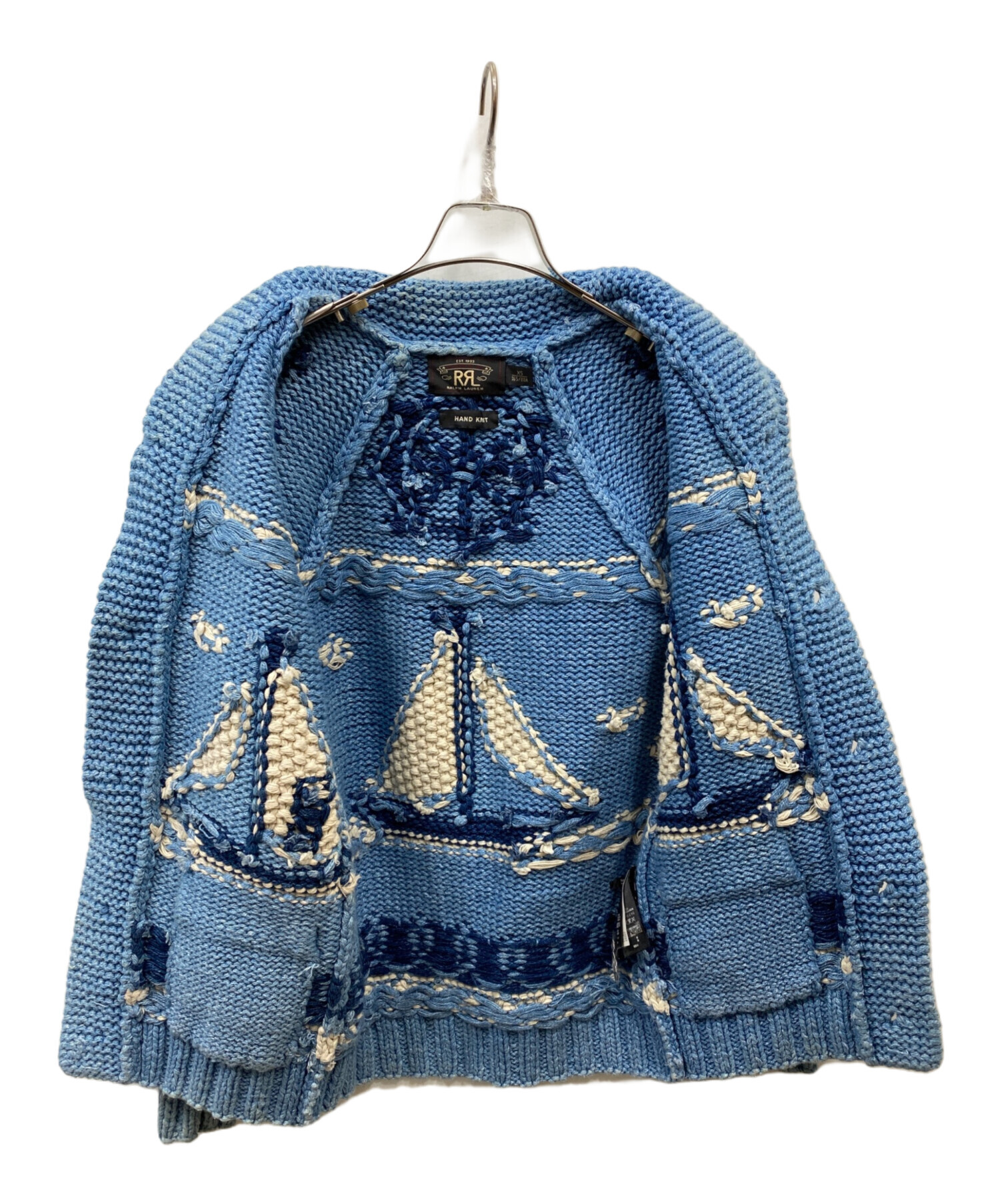 中古・古着通販】RRL (ダブルアールエル) カウチンニットカーディガン