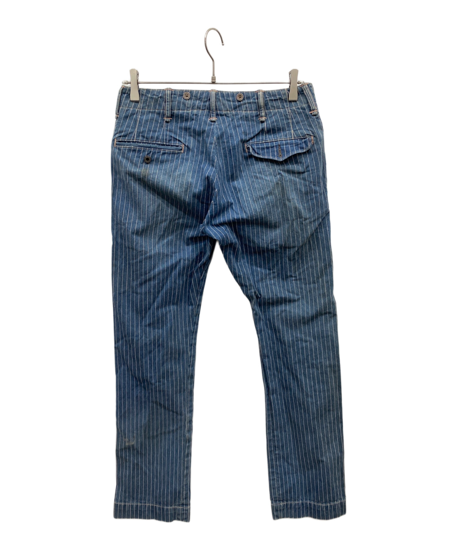 中古・古着通販】RRL (ダブルアールエル) ウォバッシュデニムパンツ 